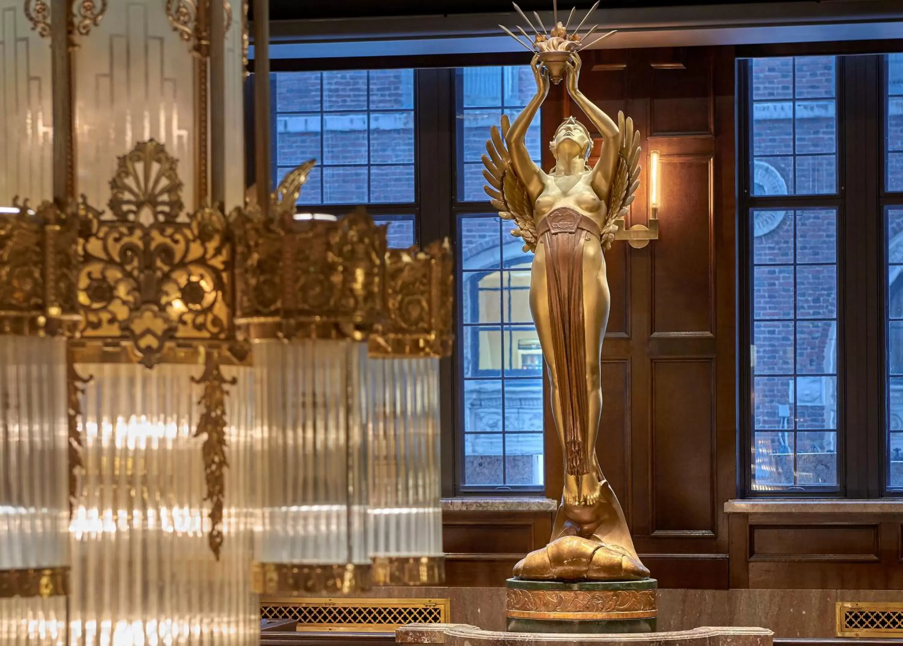 Lobby or reception in Hotel Phillips Kansas City, Curio Collection By Hilton Lobby or reception in Hotel Phillips Kansas City, Curio Collection By Hilton