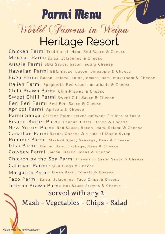 Food in Heritage Resort