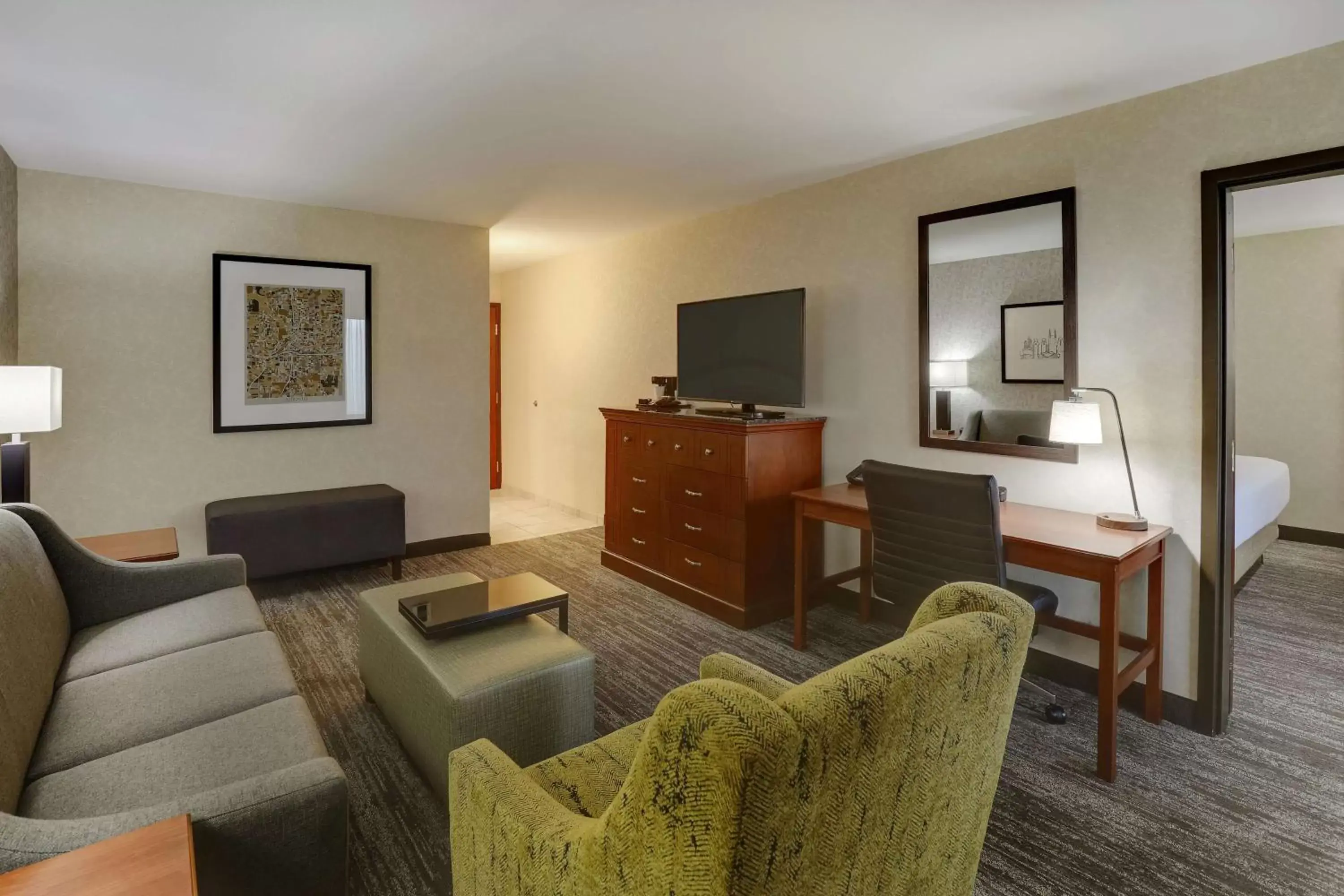Bedroom, Seating Area in Drury Inn & Suites Atlanta Marietta