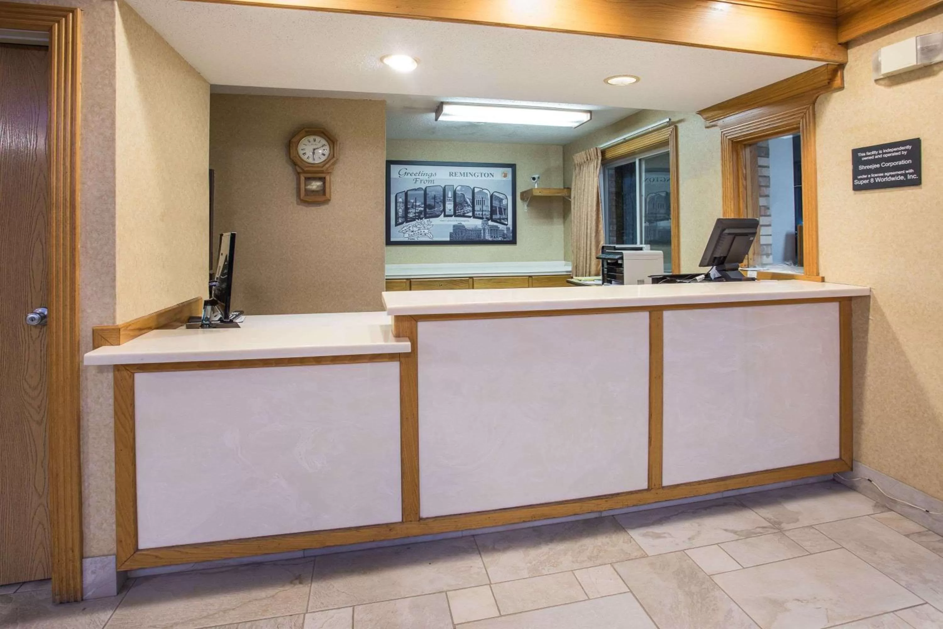 Lobby or reception in Super 8 by Wyndham Remington