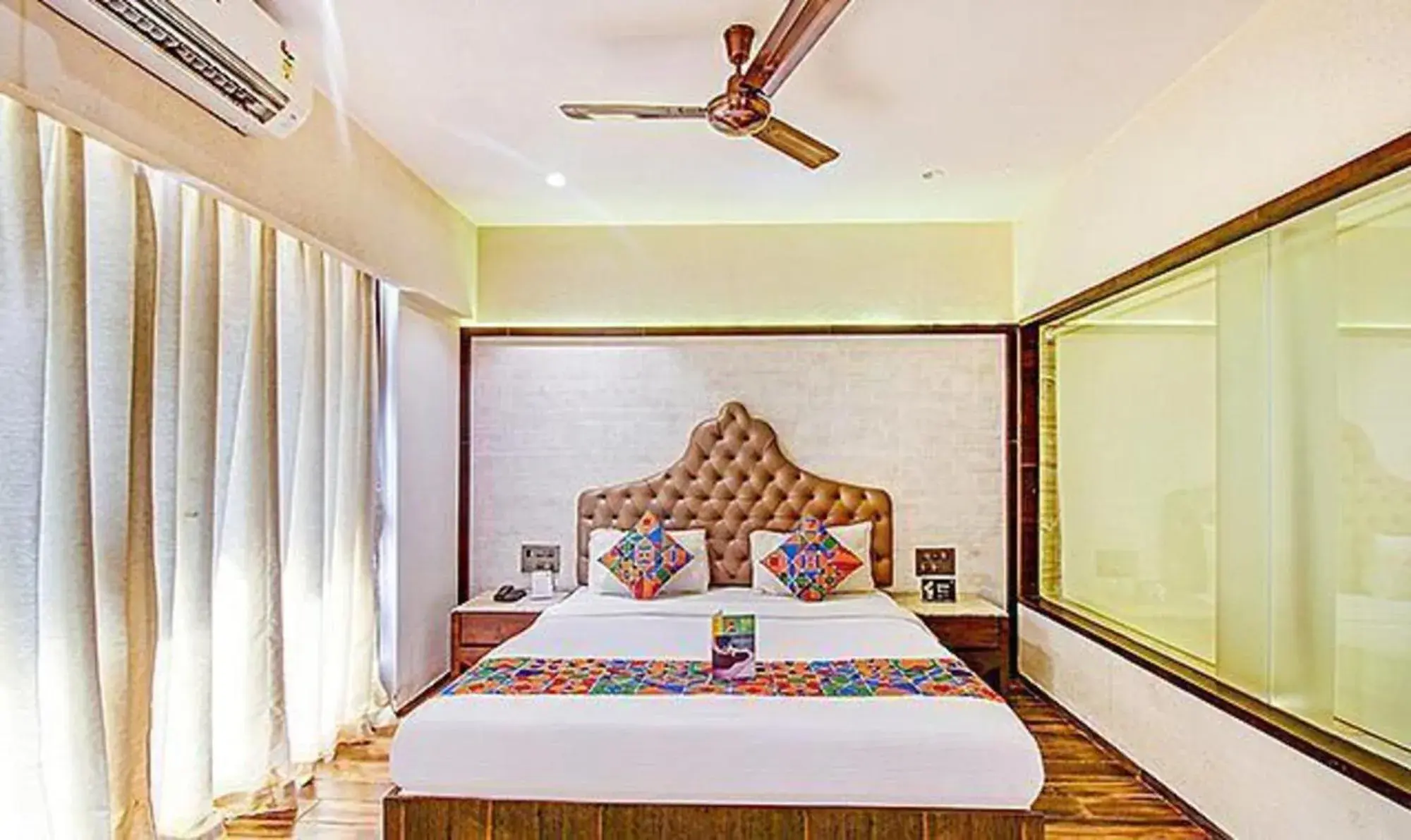 Bed in Treebo Trend Supreme Grand 500 Mtrs From Calangute Beach