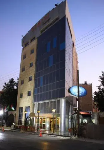 Balcony/Terrace, Property Building in Galaxy Hotel Amman