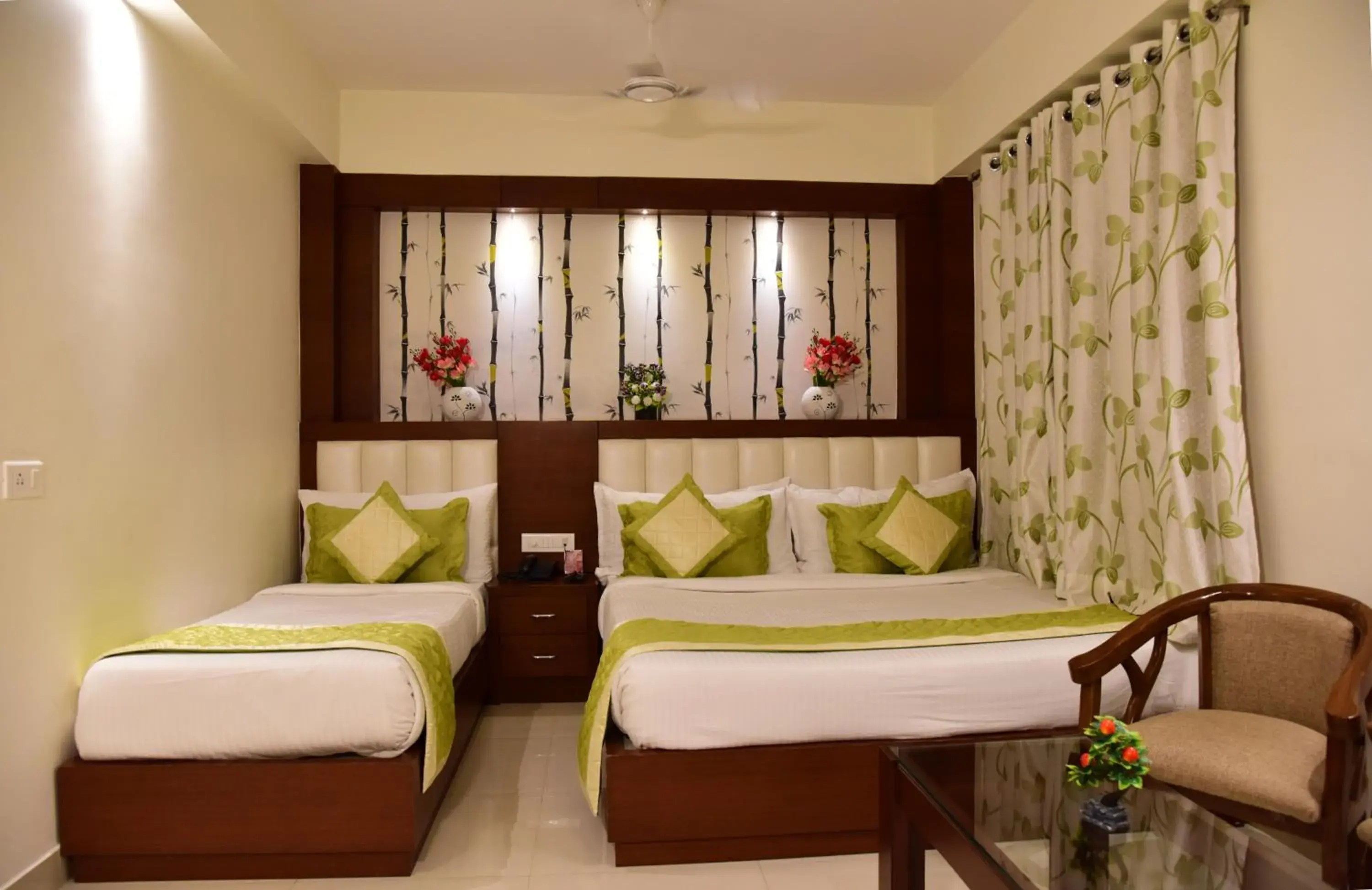 Photo of the whole room, Bed in Hotel Varanasi Inn