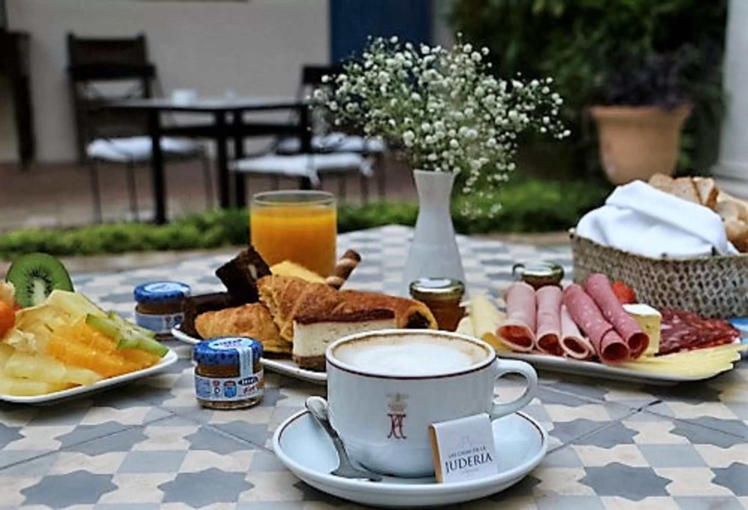Food close-up in Las Casas de la Judería de Córdoba