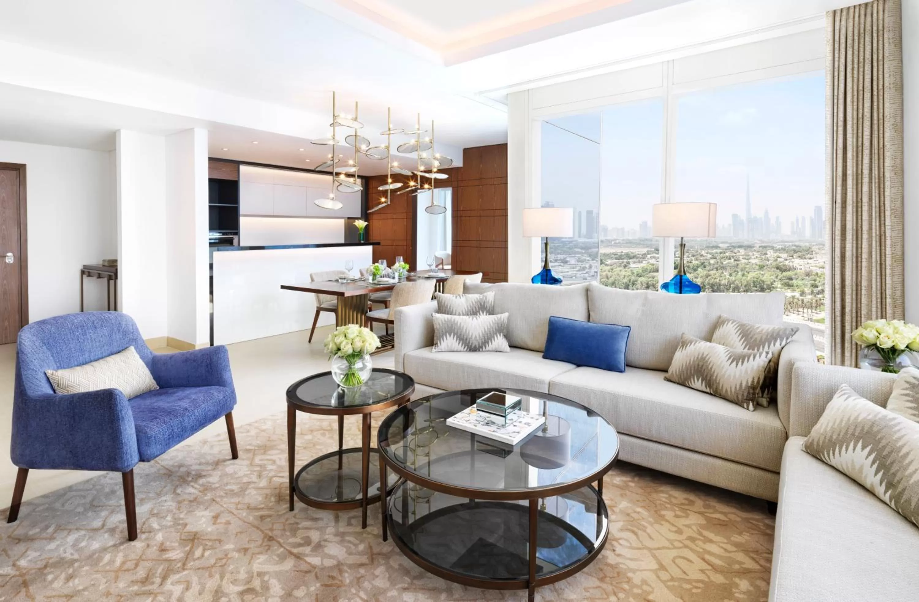 Living room in Sofitel Dubai The Obelisk