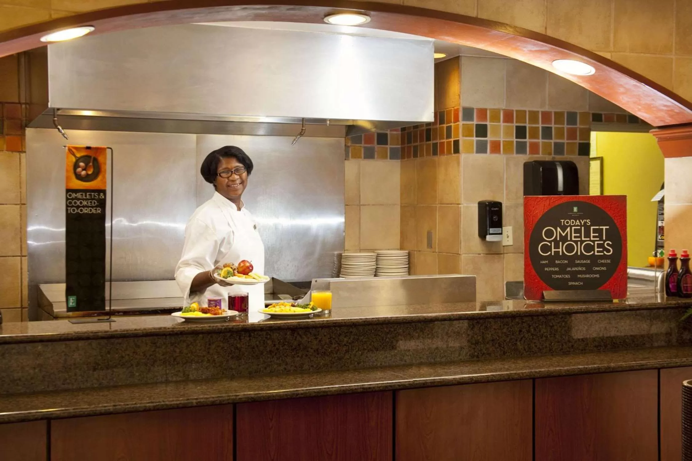 Restaurant/places to eat in Embassy Suites by Hilton Columbia Greystone