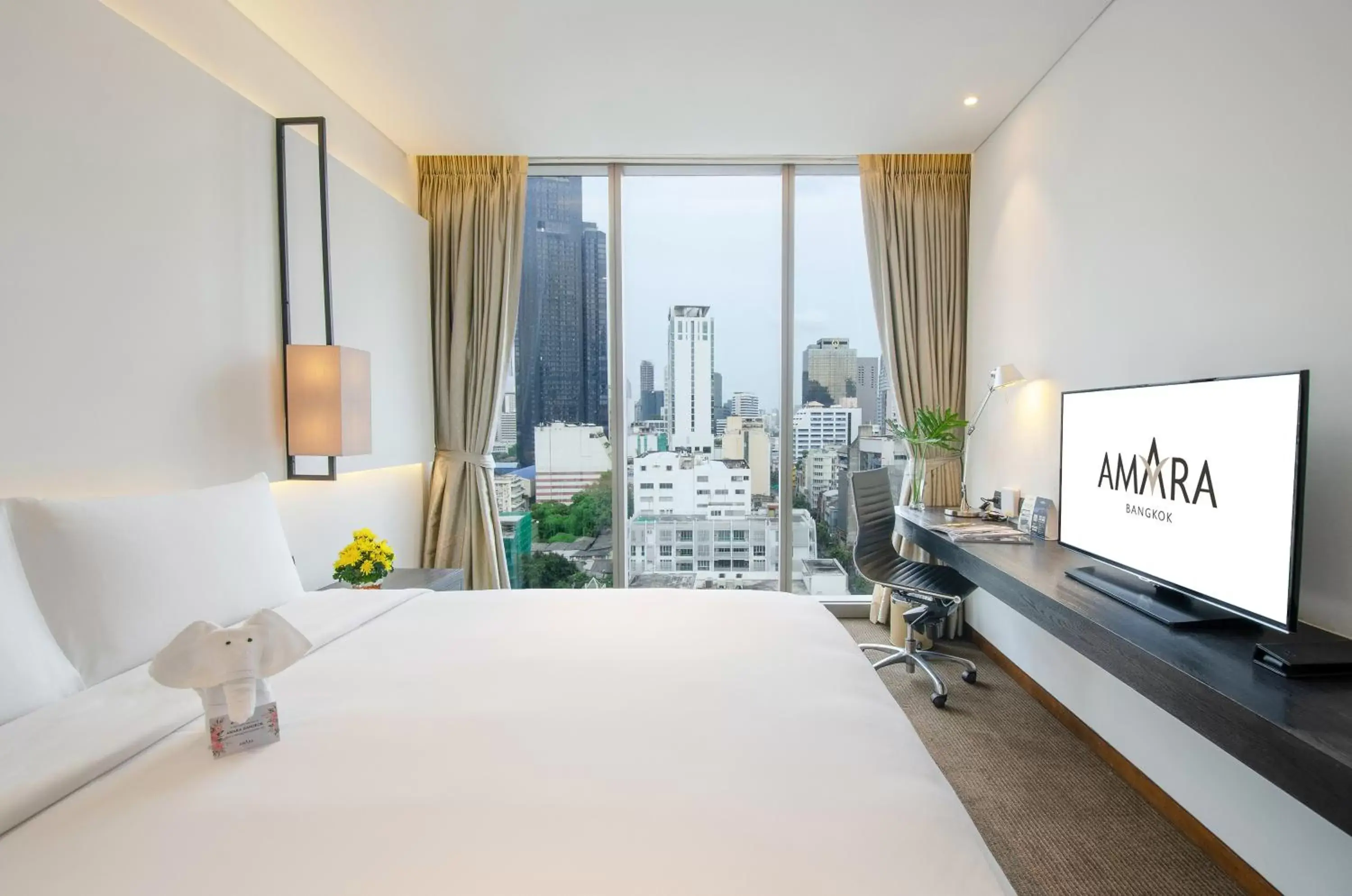 Bedroom in Amara Bangkok Hotel