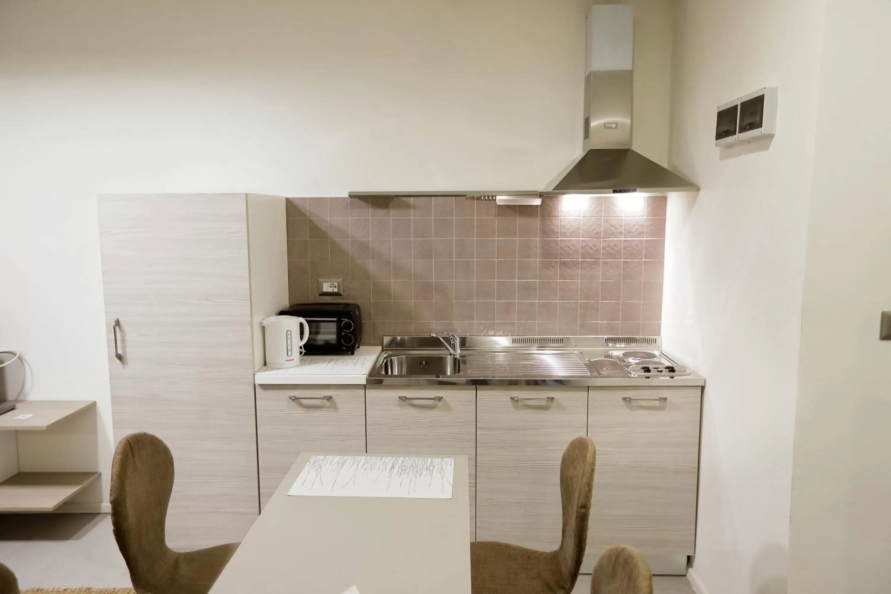 Kitchen or kitchenette in Hotel La Villette