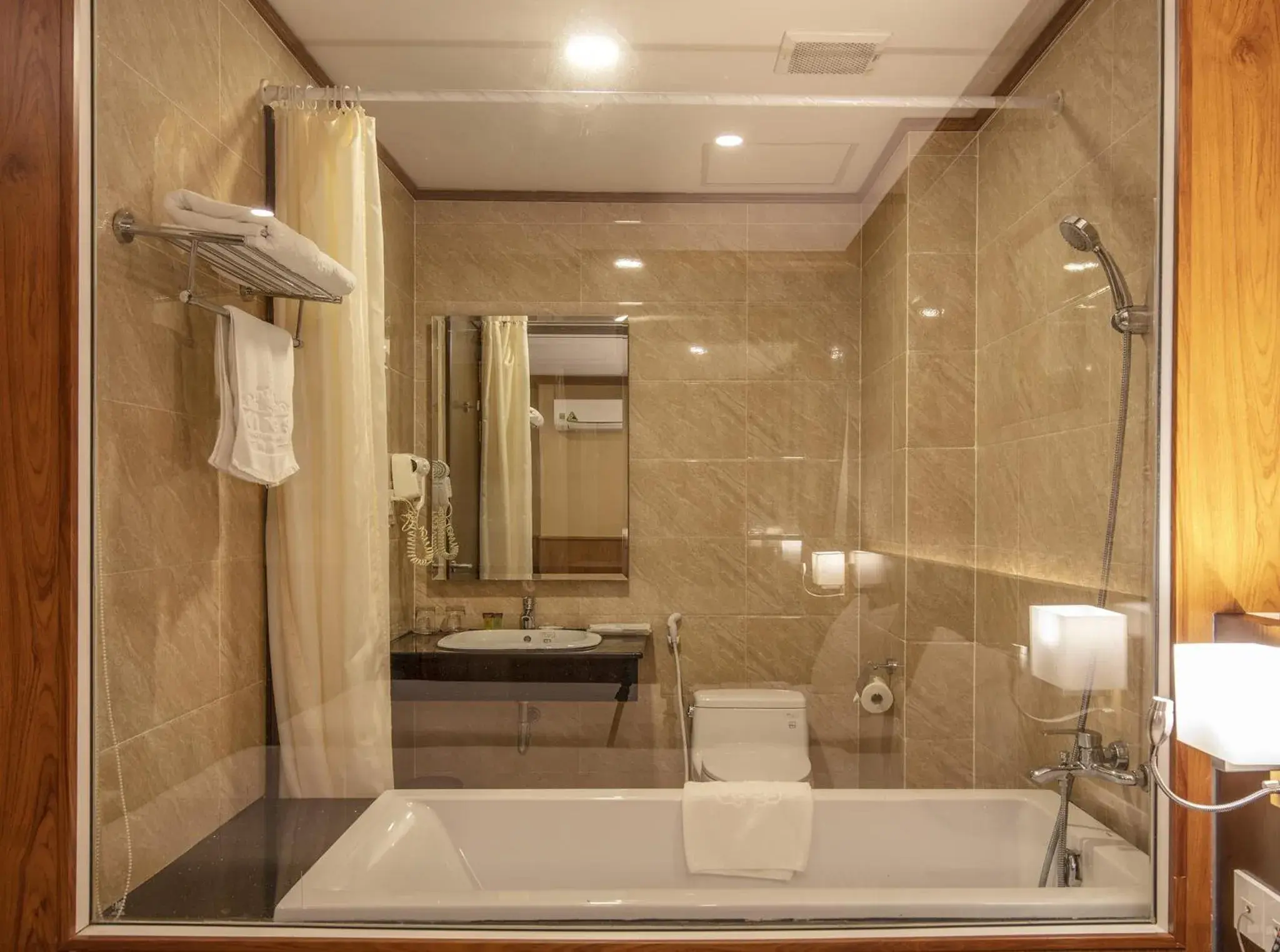 Shower, Bathroom in Kings Hotel Dalat