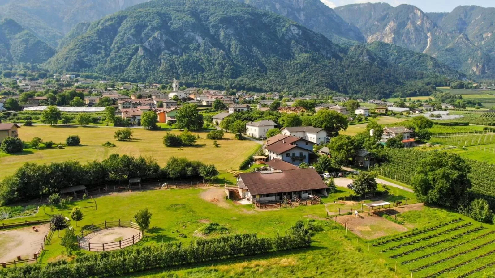 Bird's eye view in Agritur Airone Bed & Camping