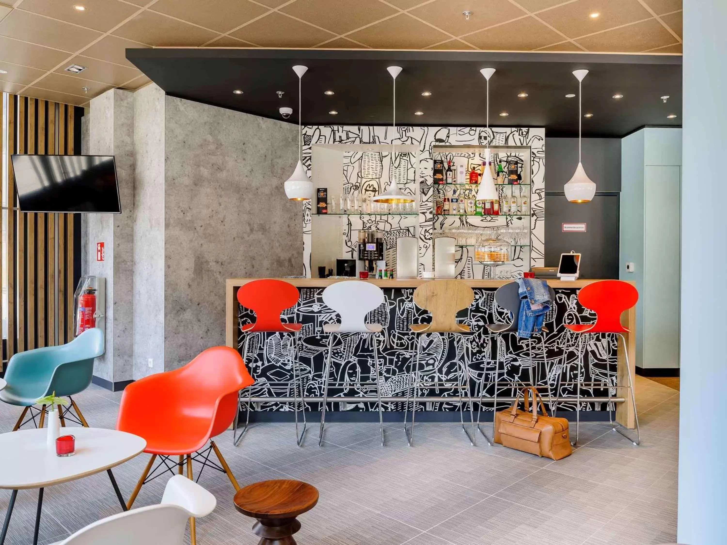 Lounge or bar, Lounge/Bar in ibis Wien Hauptbahnhof