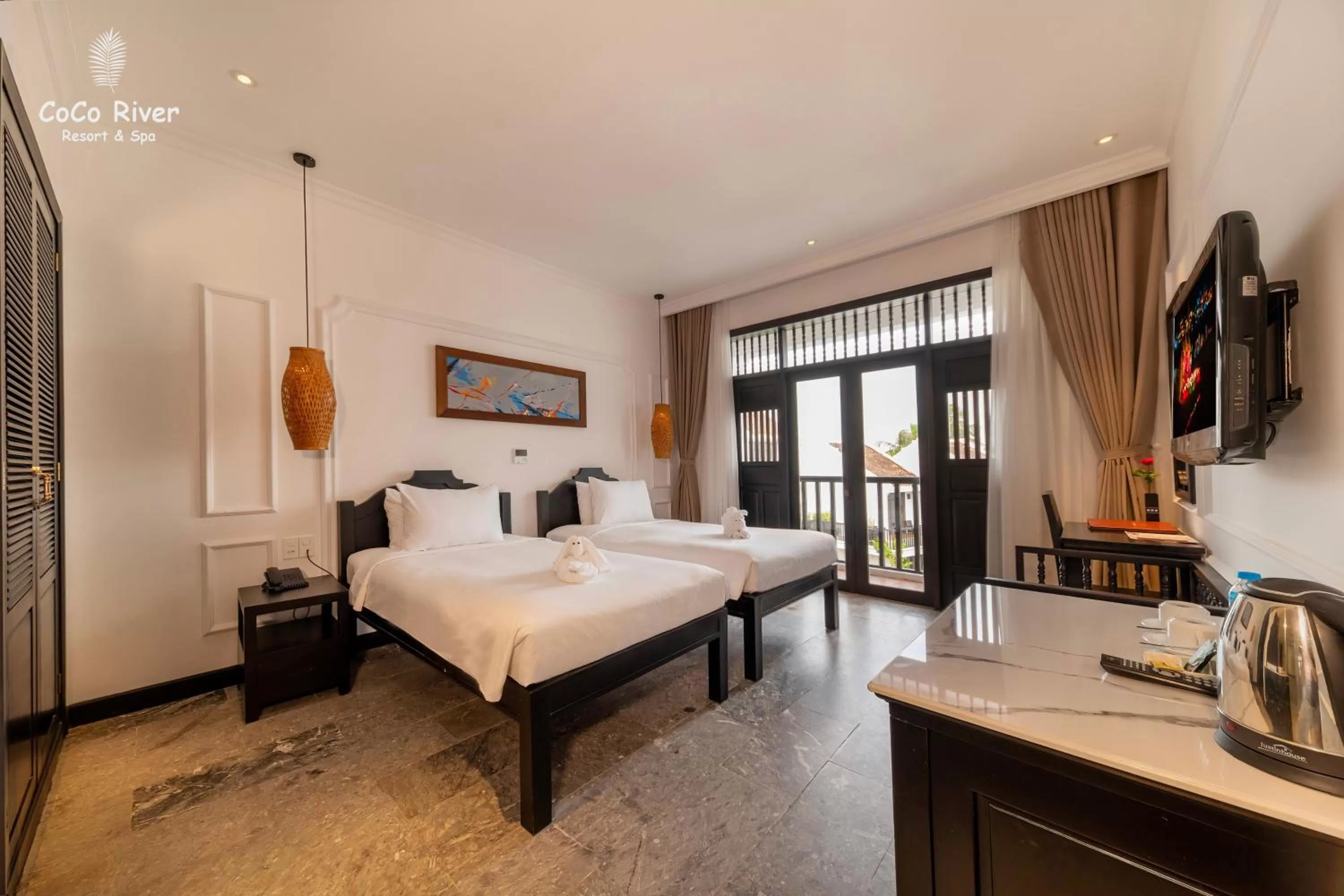 Photo of the whole room, Bed in Hoi An Coco River Resort & Spa