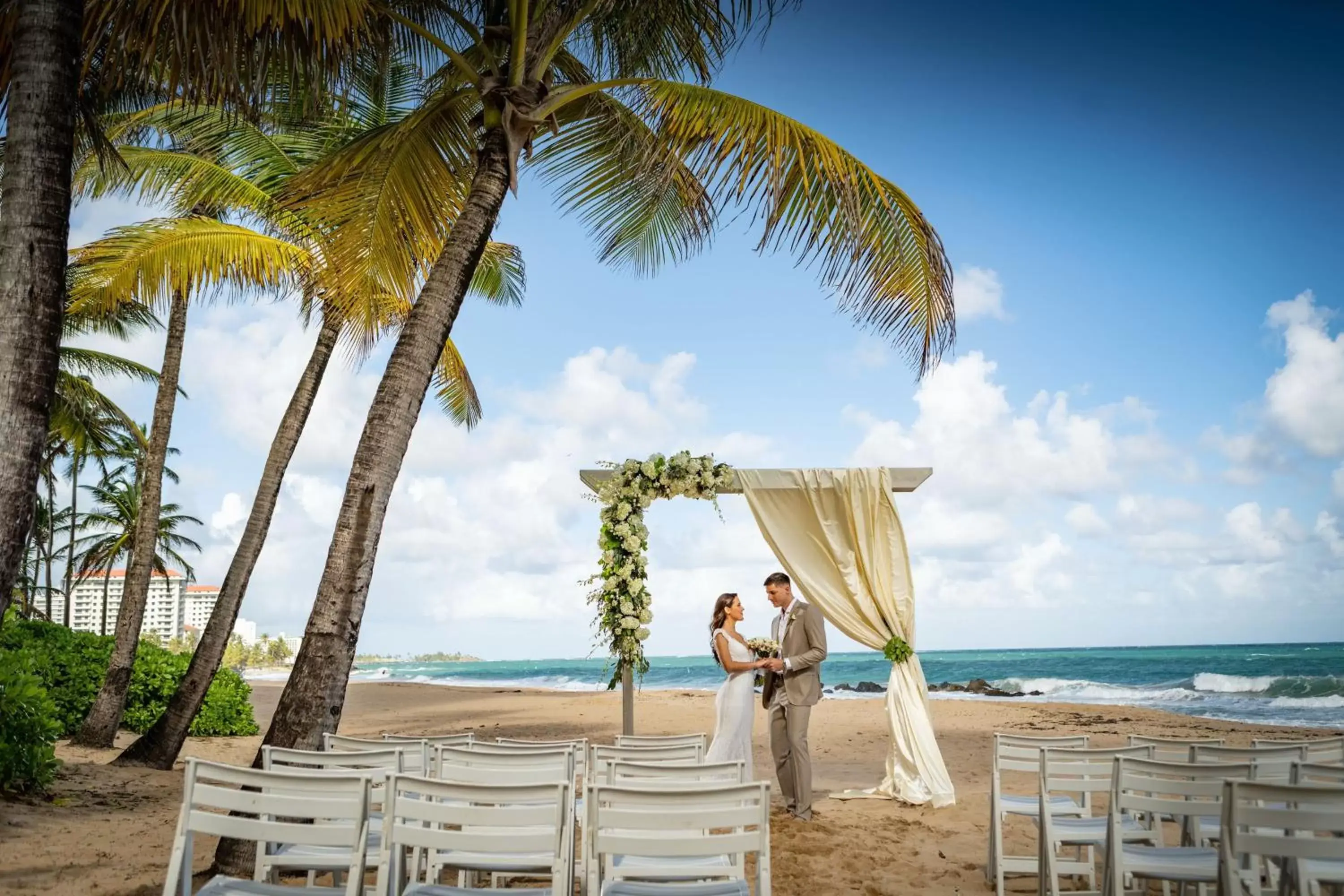 Banquet/Function facilities, Beach in San Juan Marriott Resort and Stellaris Casino