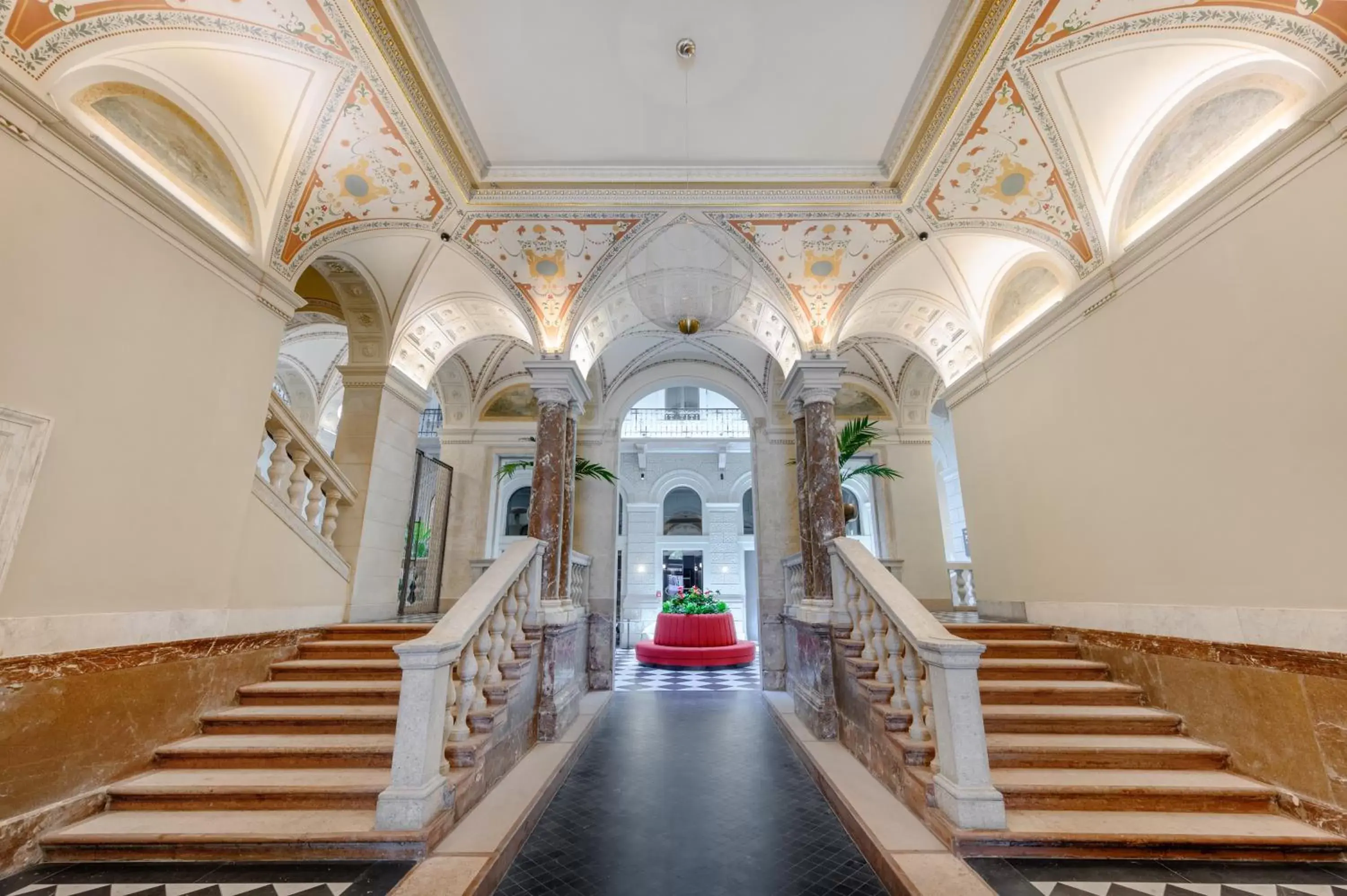 Lobby or reception in Hotel Oktogon Haggenmacher