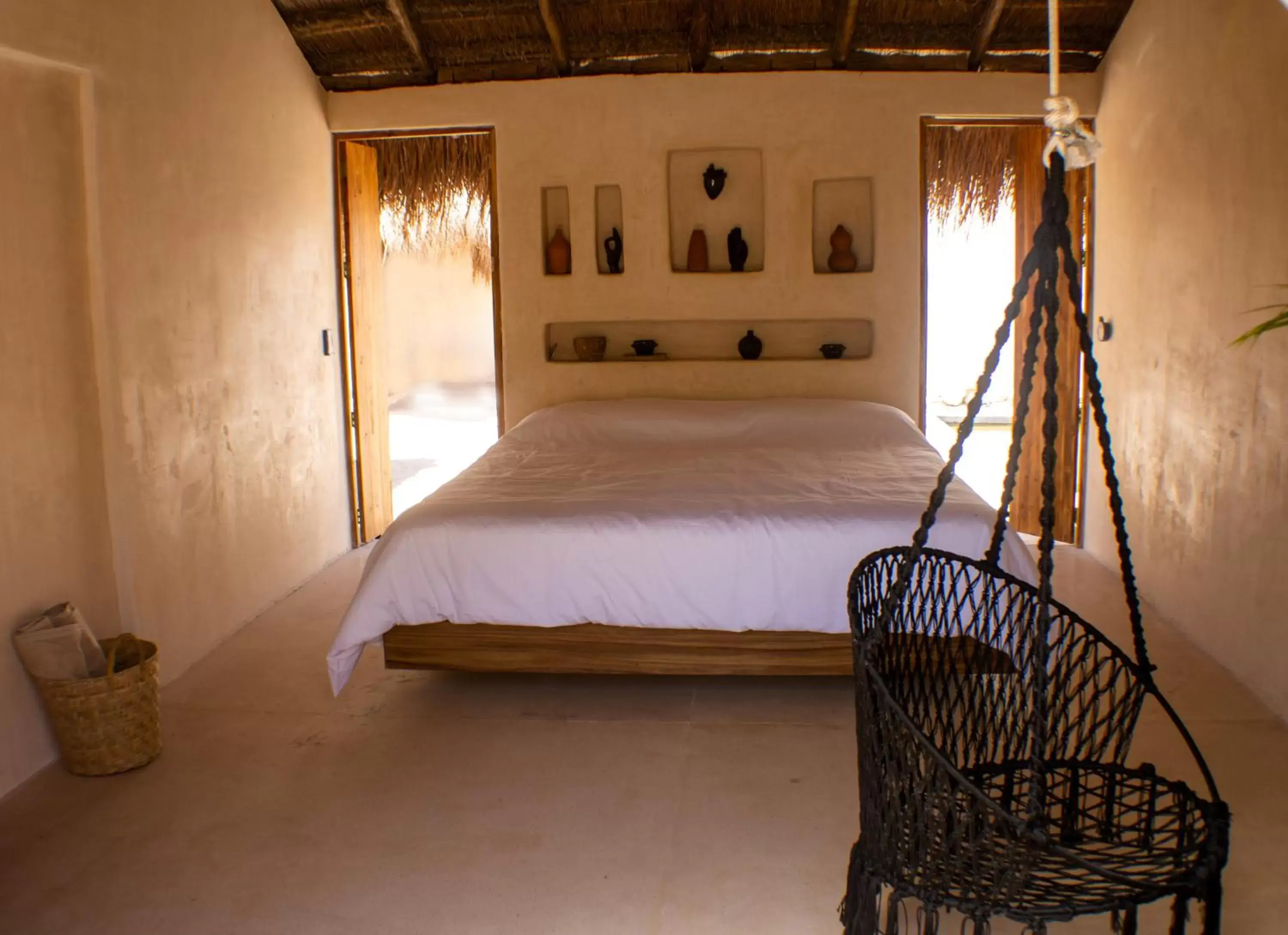 Bed in BH HOTEL & CENOTE TULUM - Adults Only