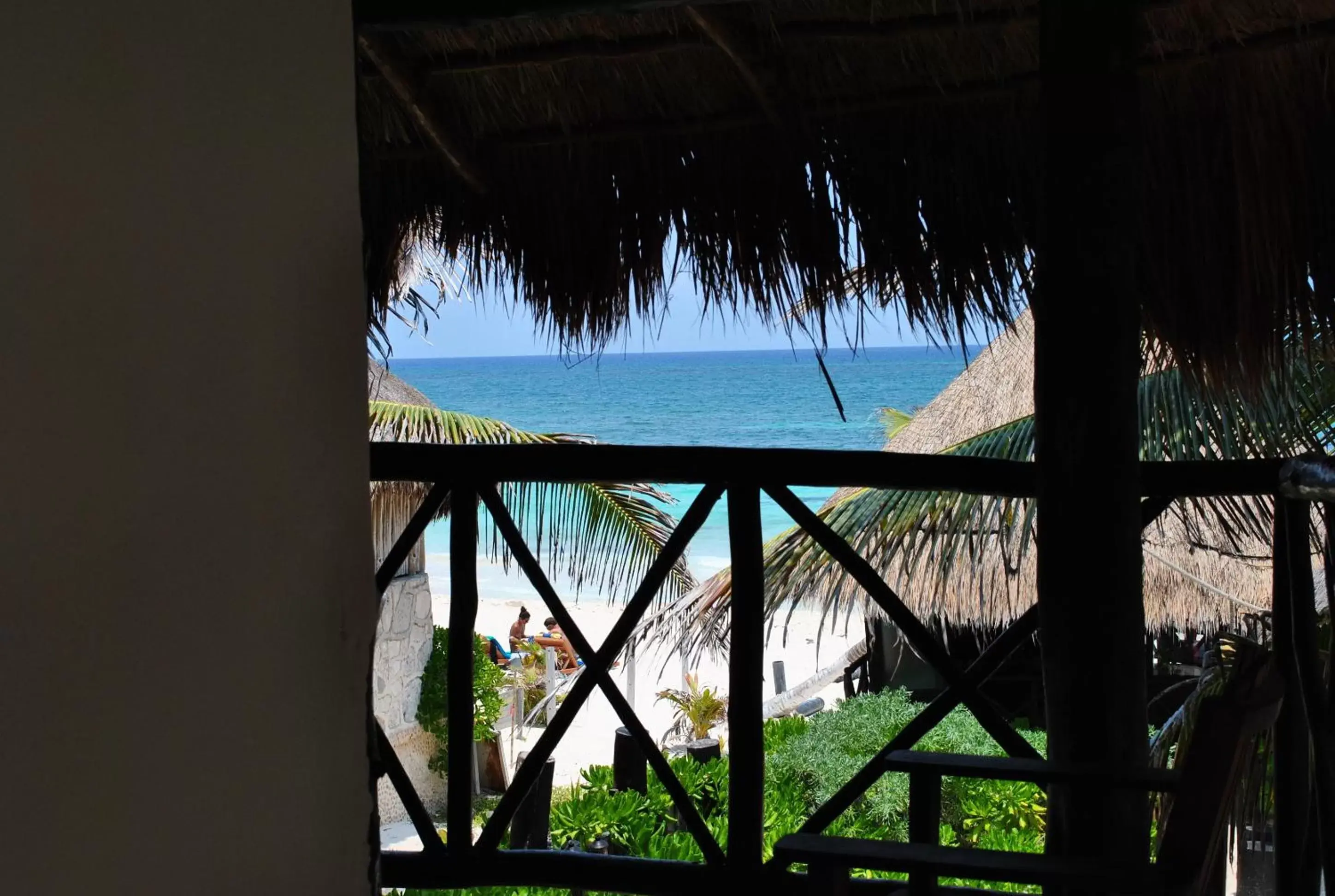 Balcony/Terrace, Pool View in Punta Piedra Beach Posada