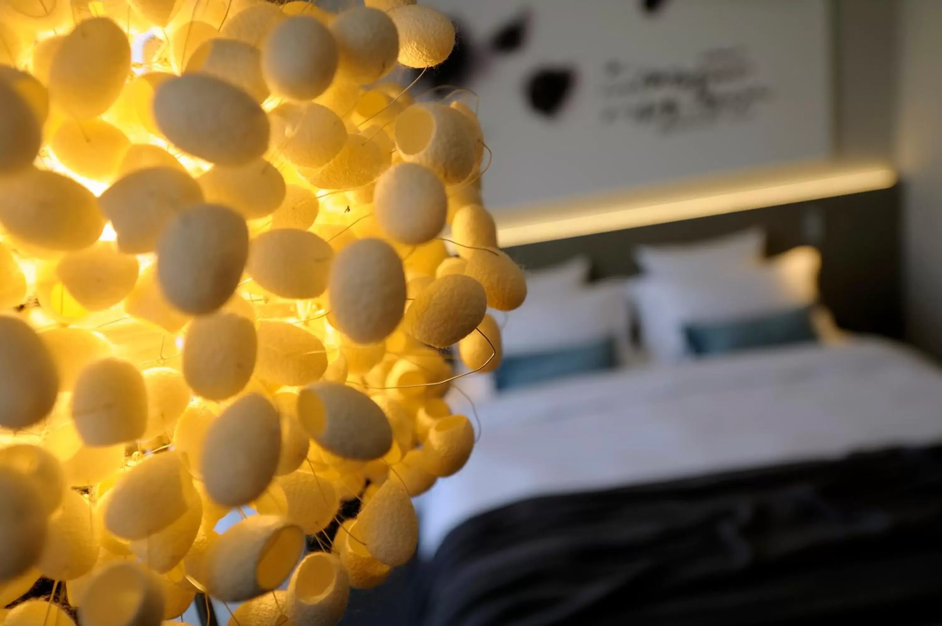 Bed in Hotel Cubo Bed in Hotel Cubo