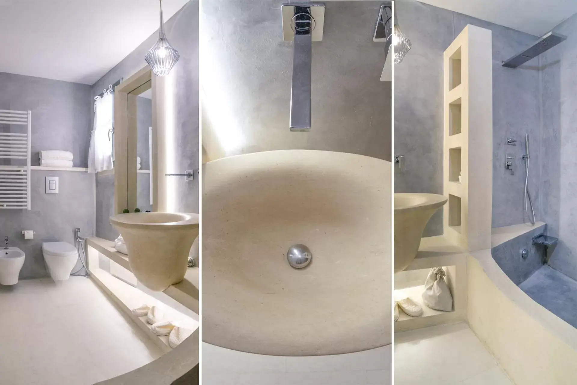 Shower, Bathroom in Vico Bianco Raro Villas Smart Rooms Collection