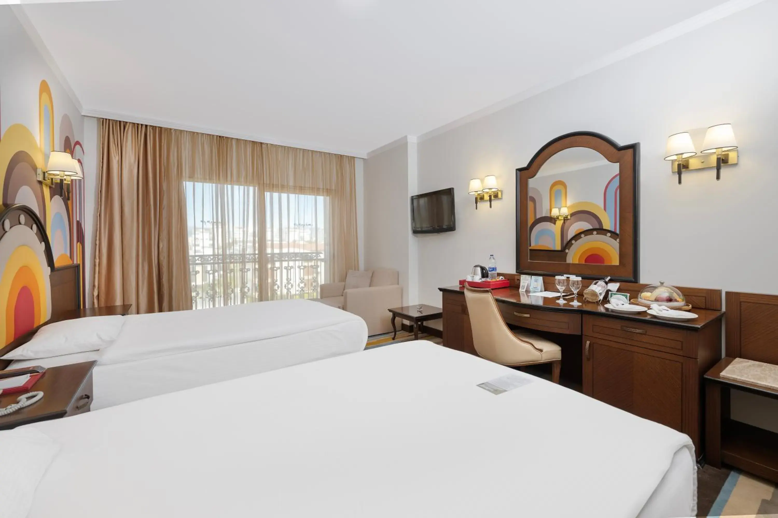 Bed in Megasaray Westbeach Antalya - All Inclusive