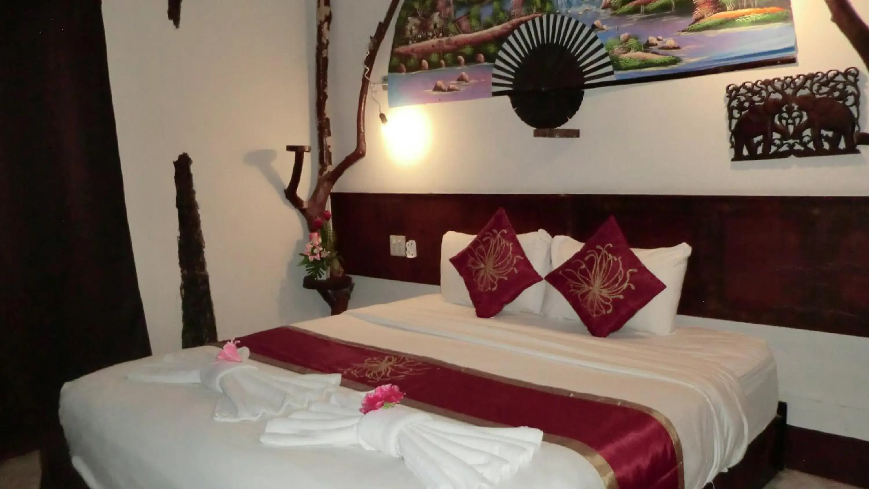 Bed in The Krabi Forest Homestay