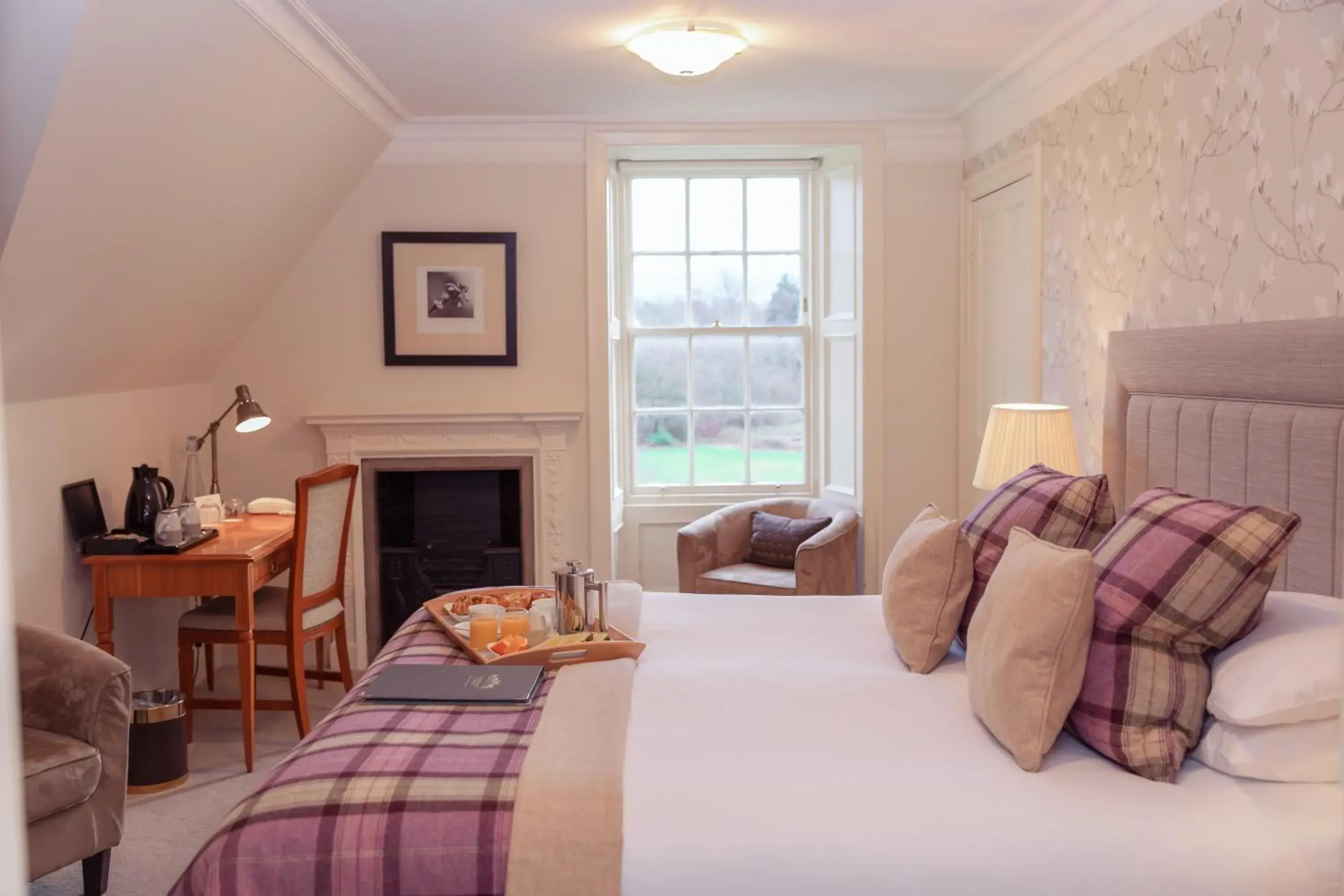 Bedroom in Carberry Tower Mansion House and Estate