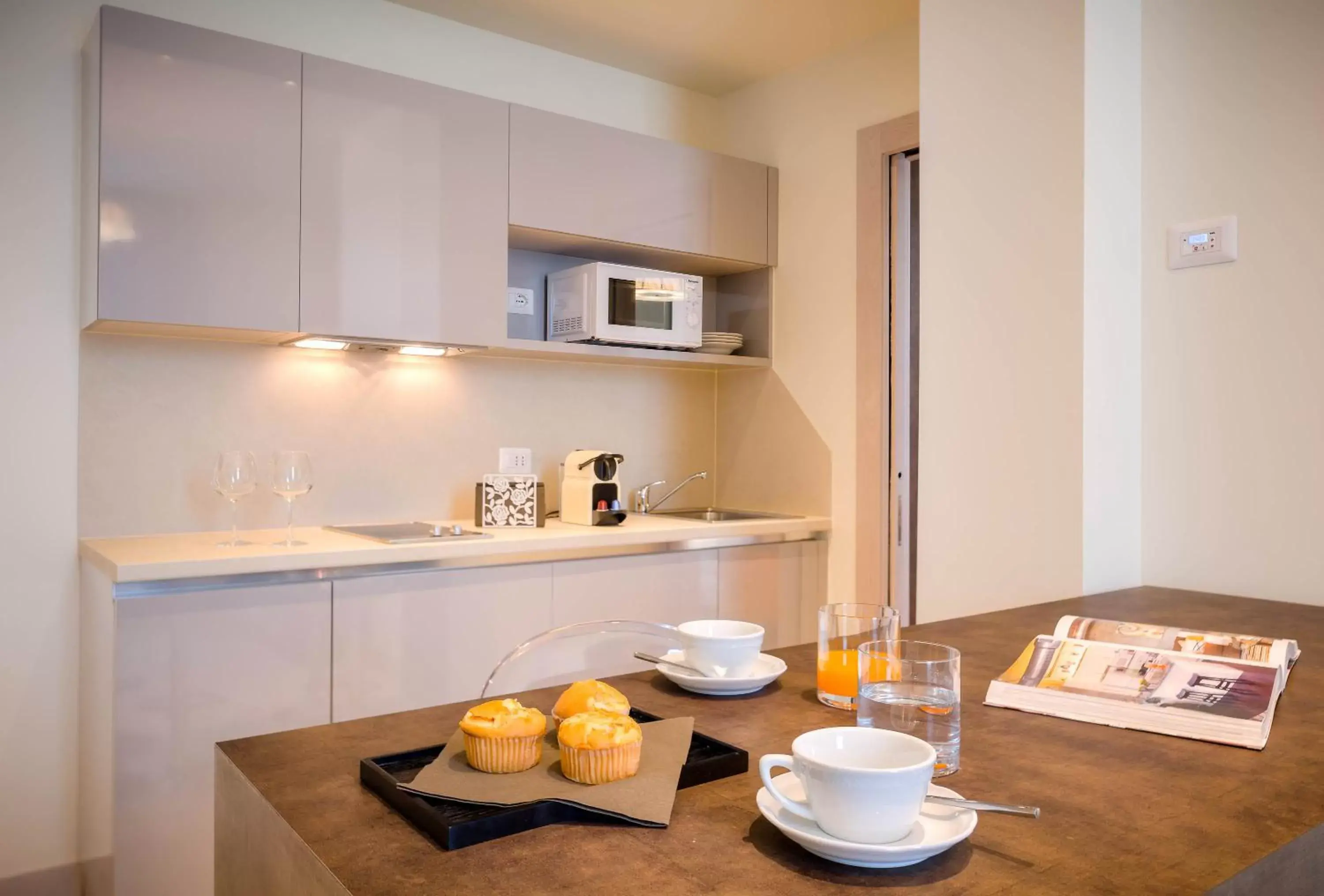 Kitchen or kitchenette in Forte16 View & SPA