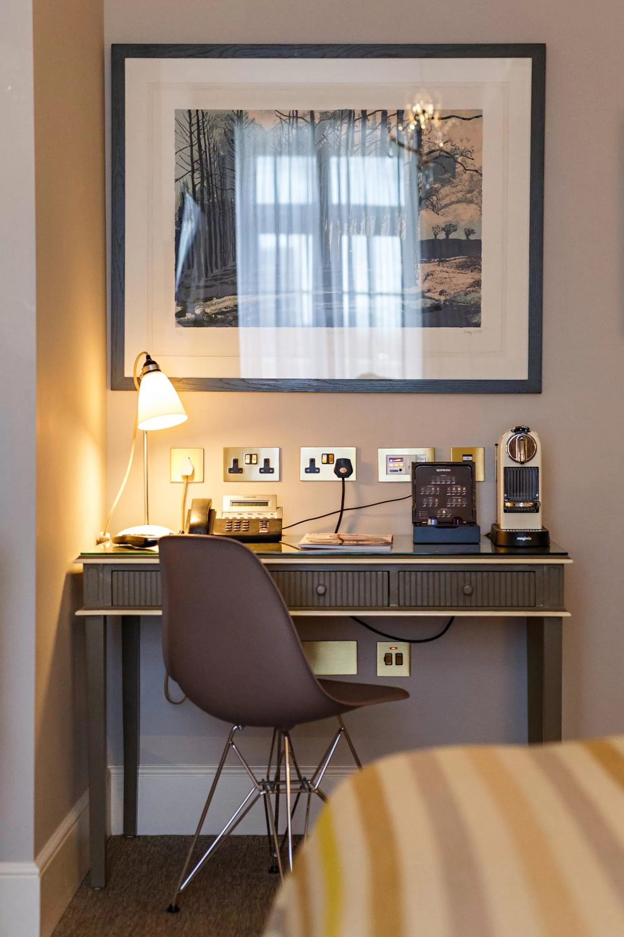 Seating area, Bed in The Assembly House in central Norwich