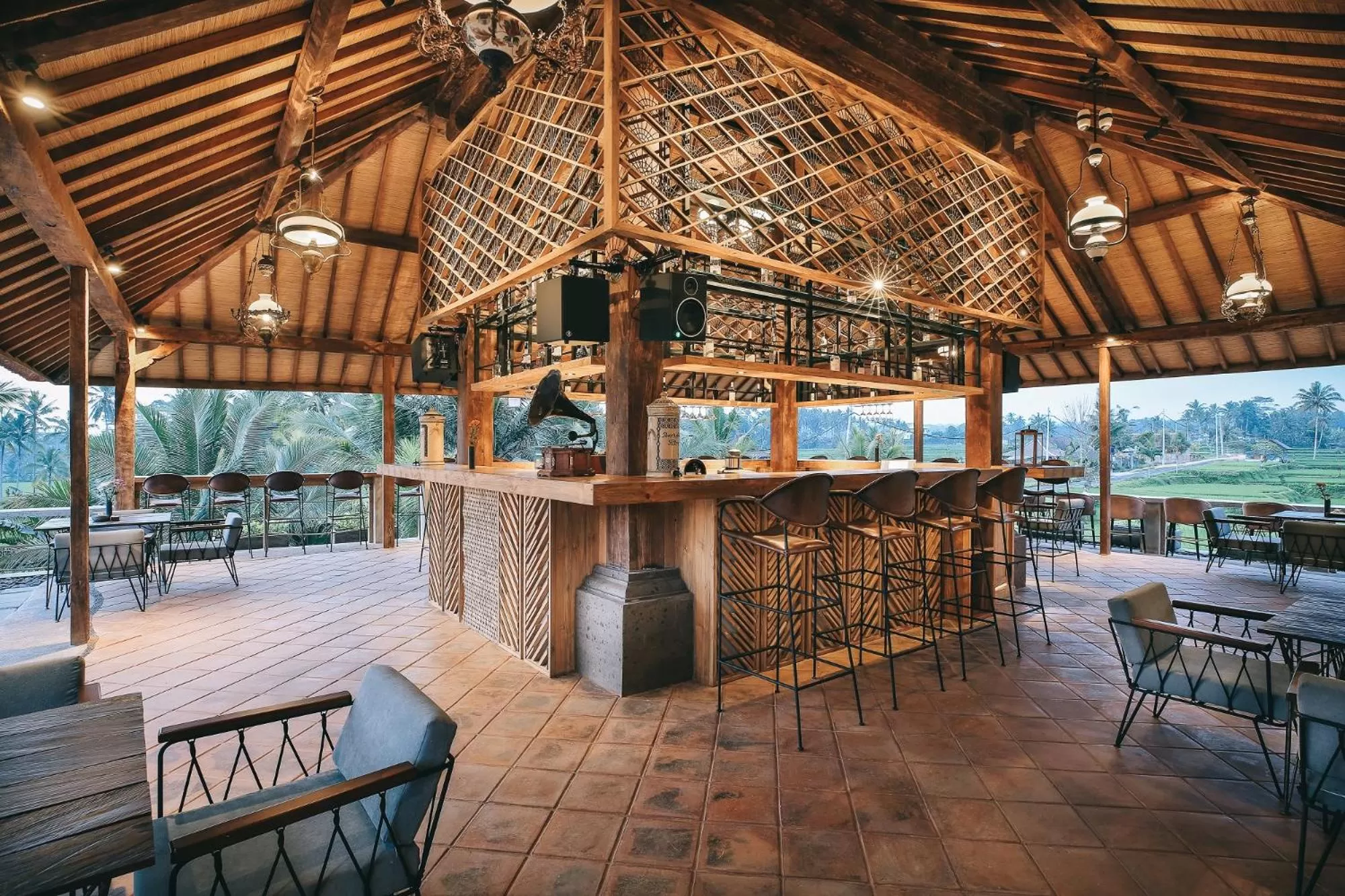 Lounge or bar in Kuwarasan A Pramana Experience