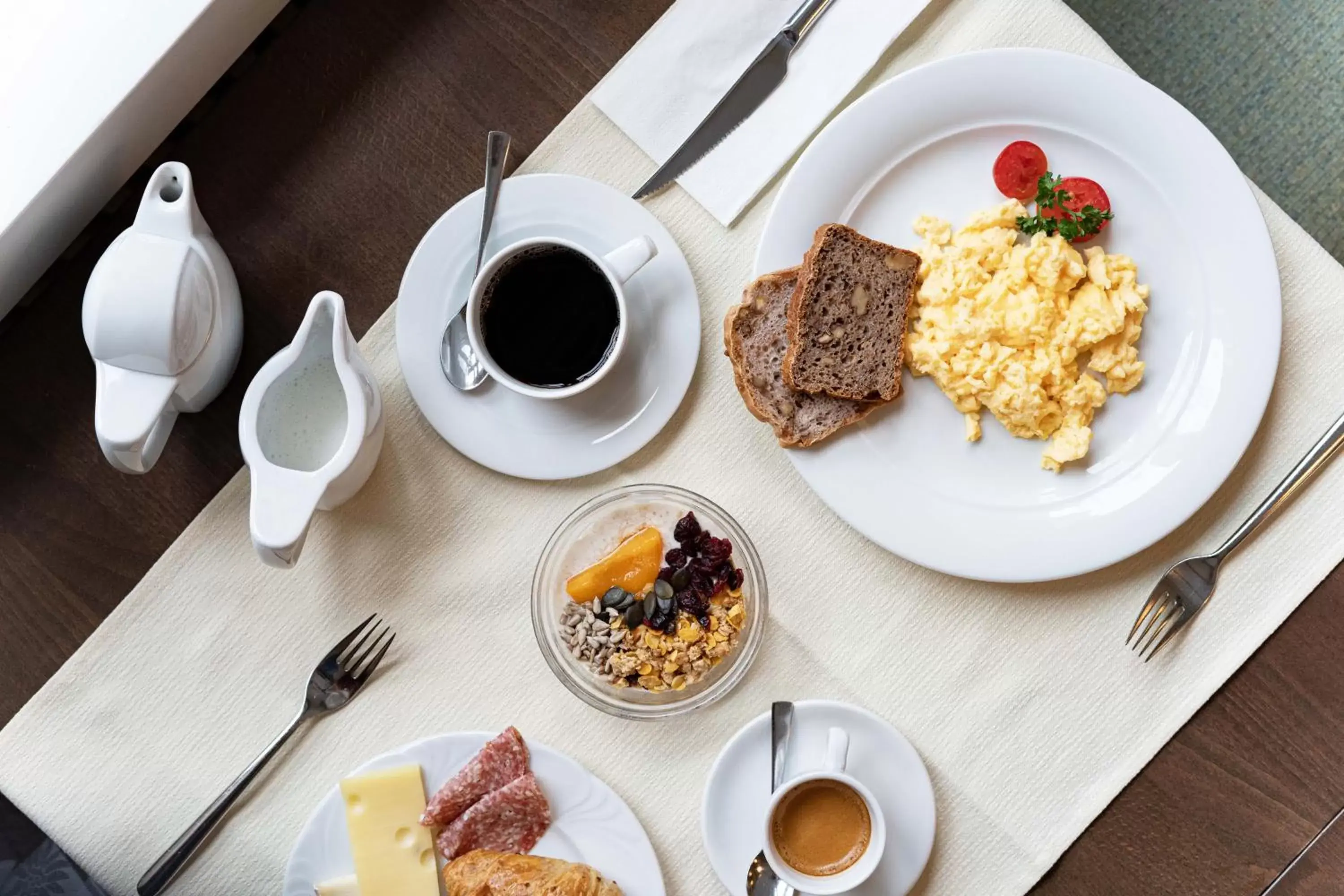 Breakfast in Hotel Pestalozzi Lugano