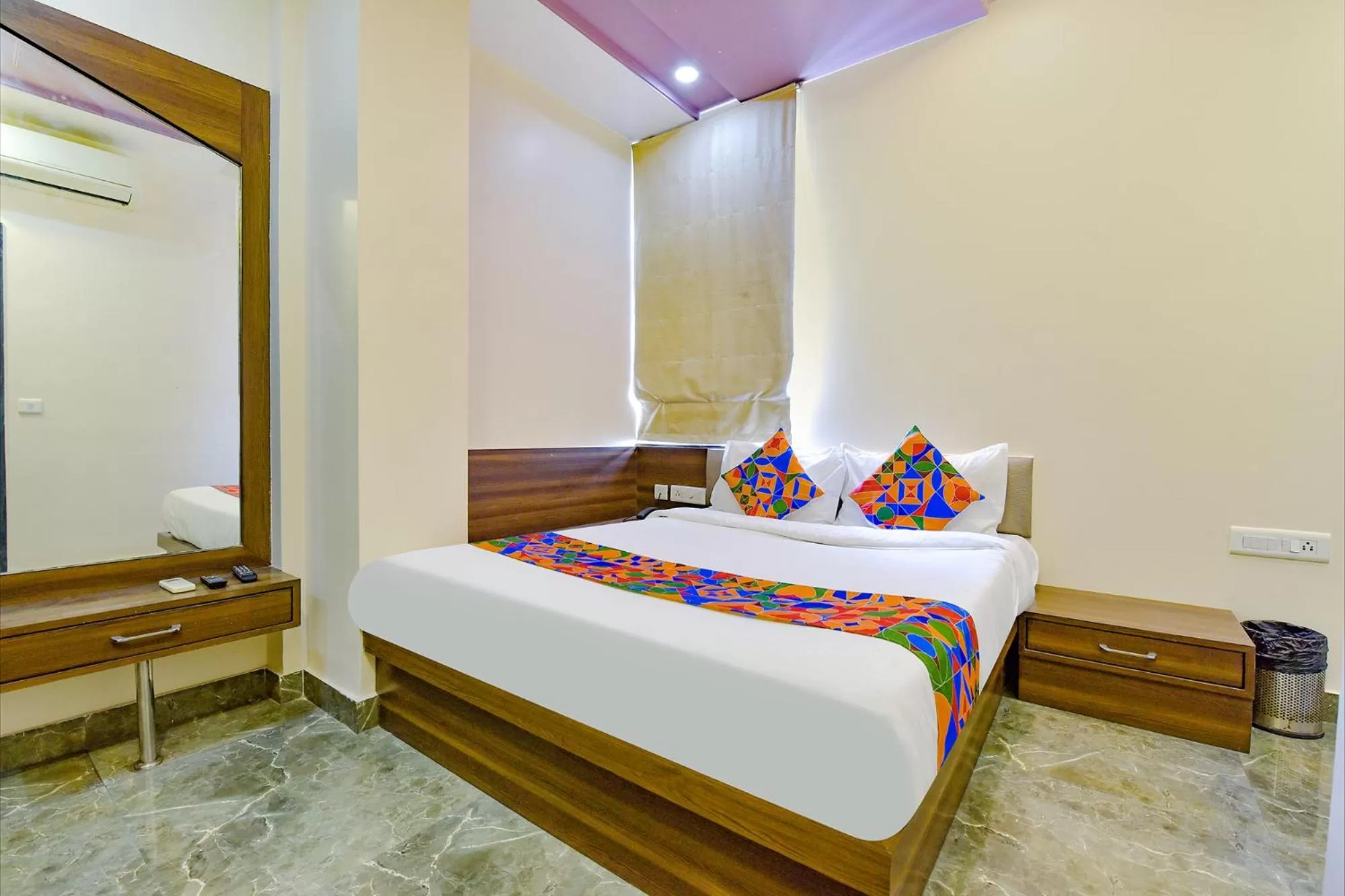 Bed in FabHotel Resolute Gopalpura