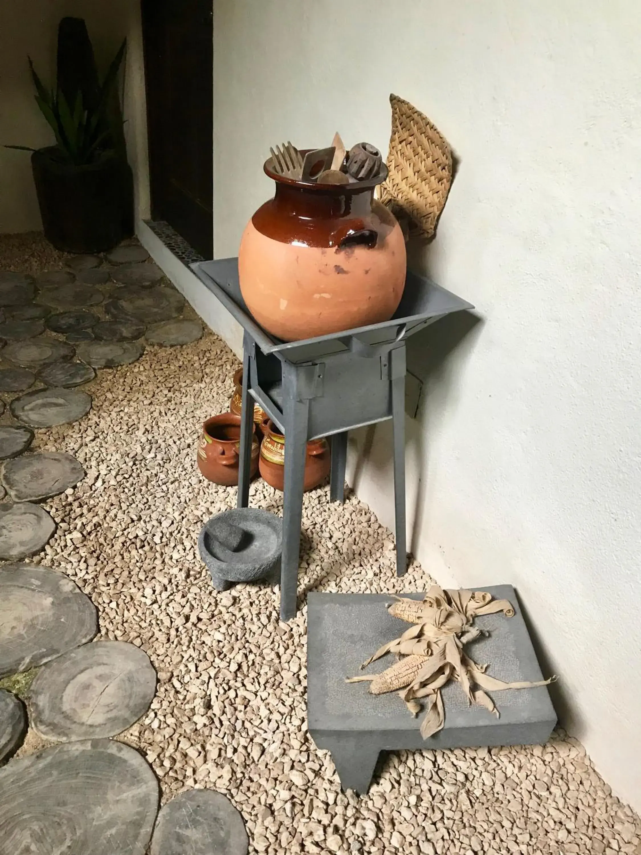 Decorative detail in Lo Nuestro Petit Hotel Tulum