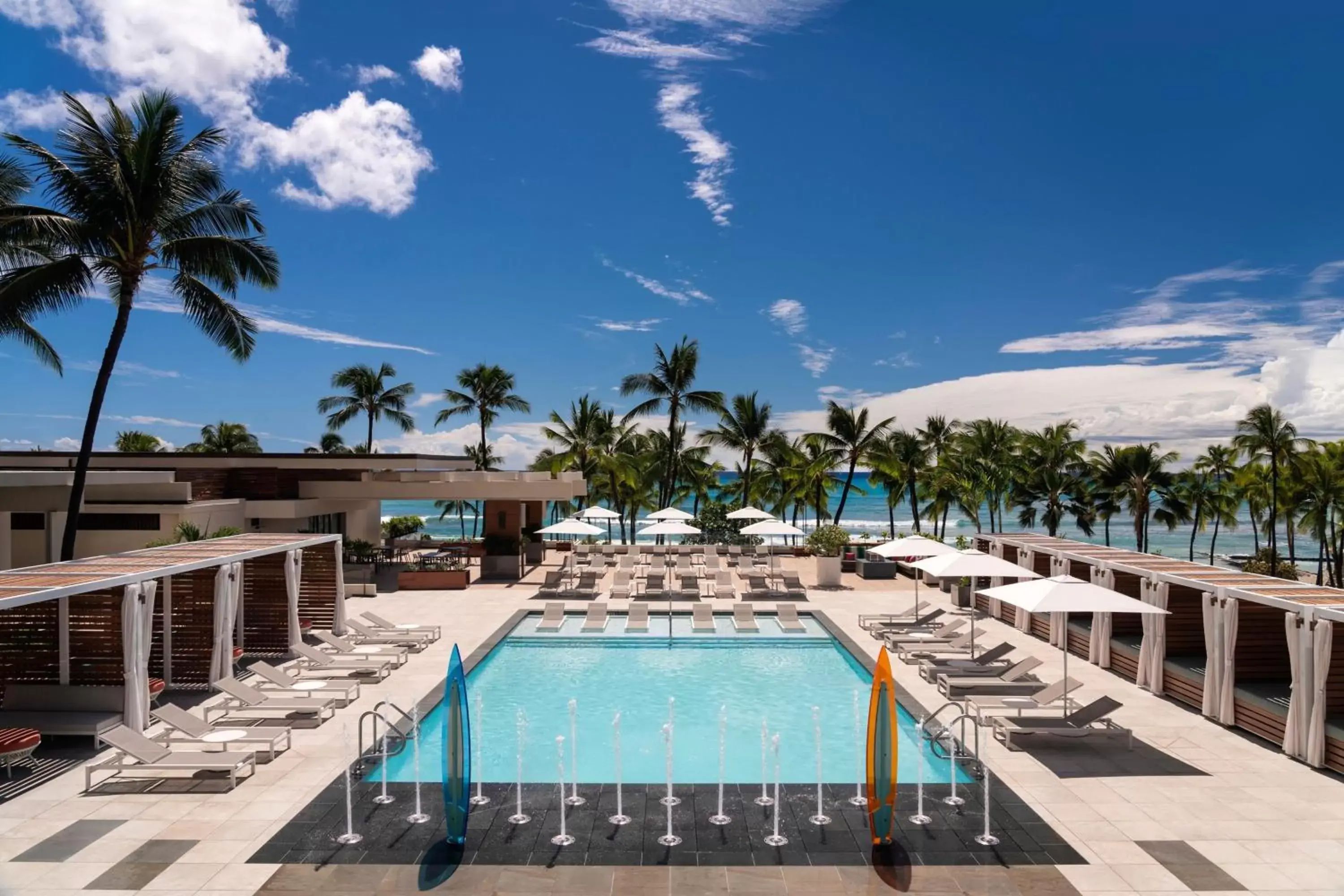 Swimming Pool in Waikiki Beach Marriott Resort & Spa