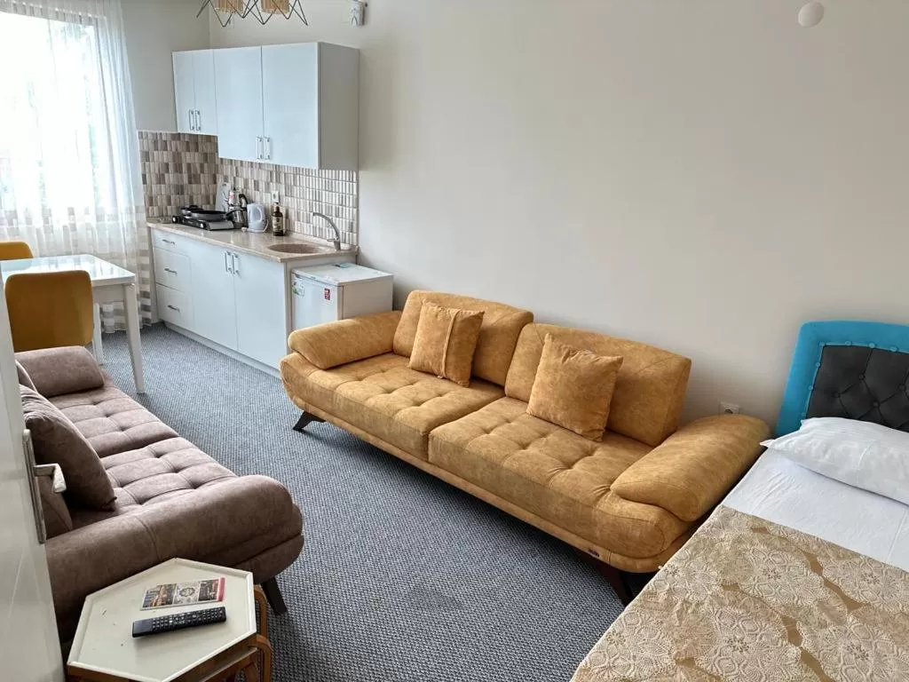 Seating Area in Bikka&Asell Suite Hotel