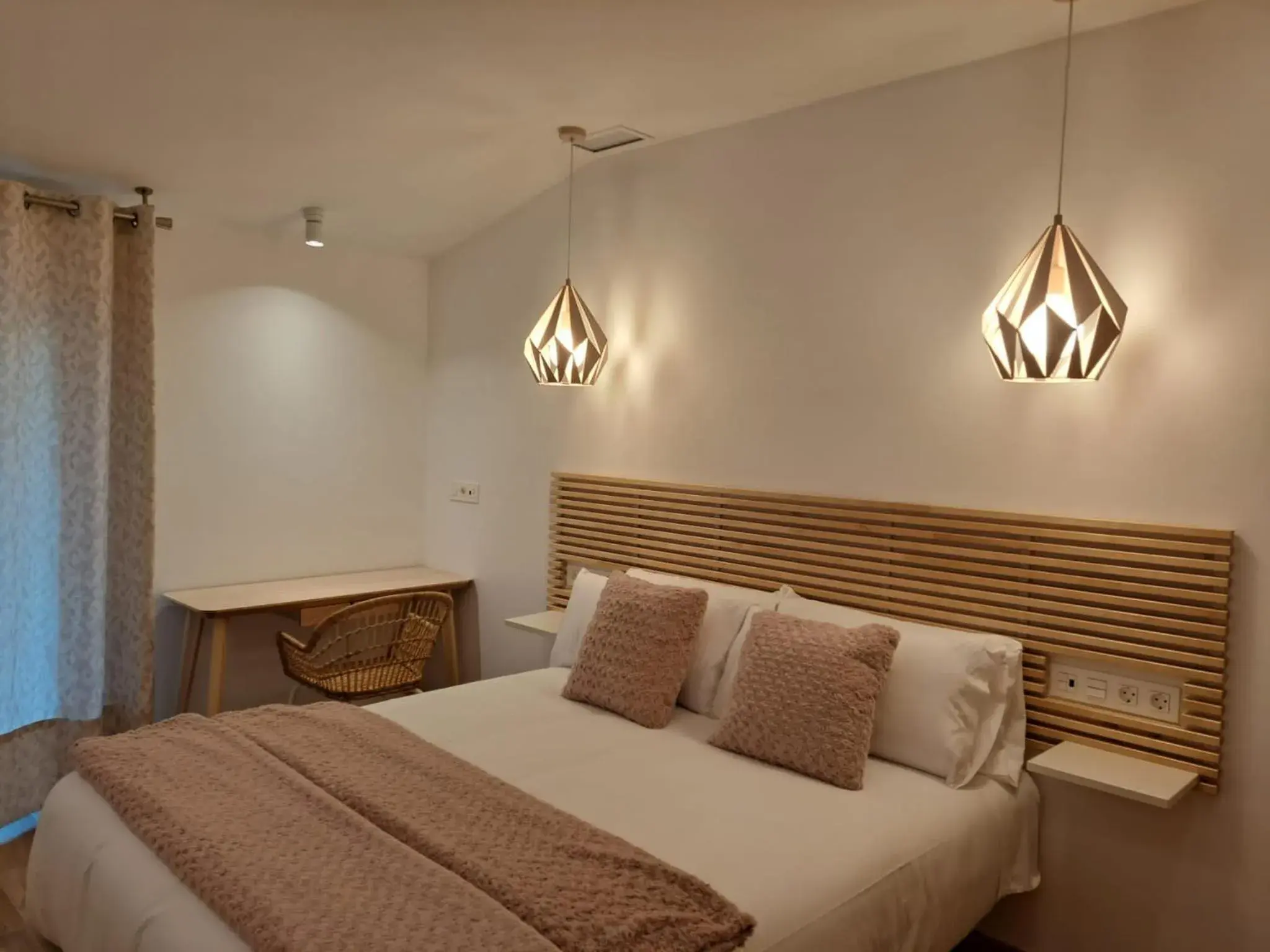 Bed in Hotel Artetxe