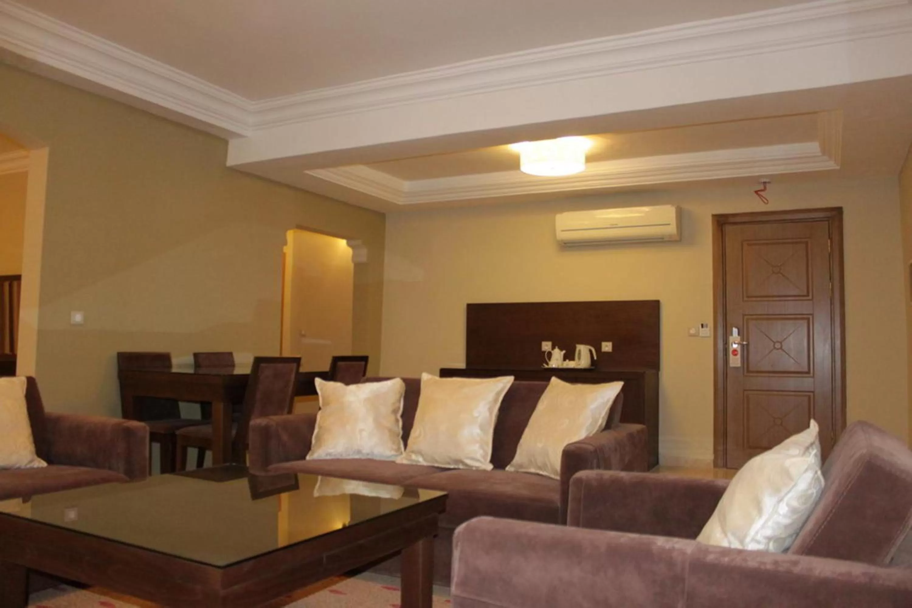 Seating area in Hotel Mauricenter Nouakchott