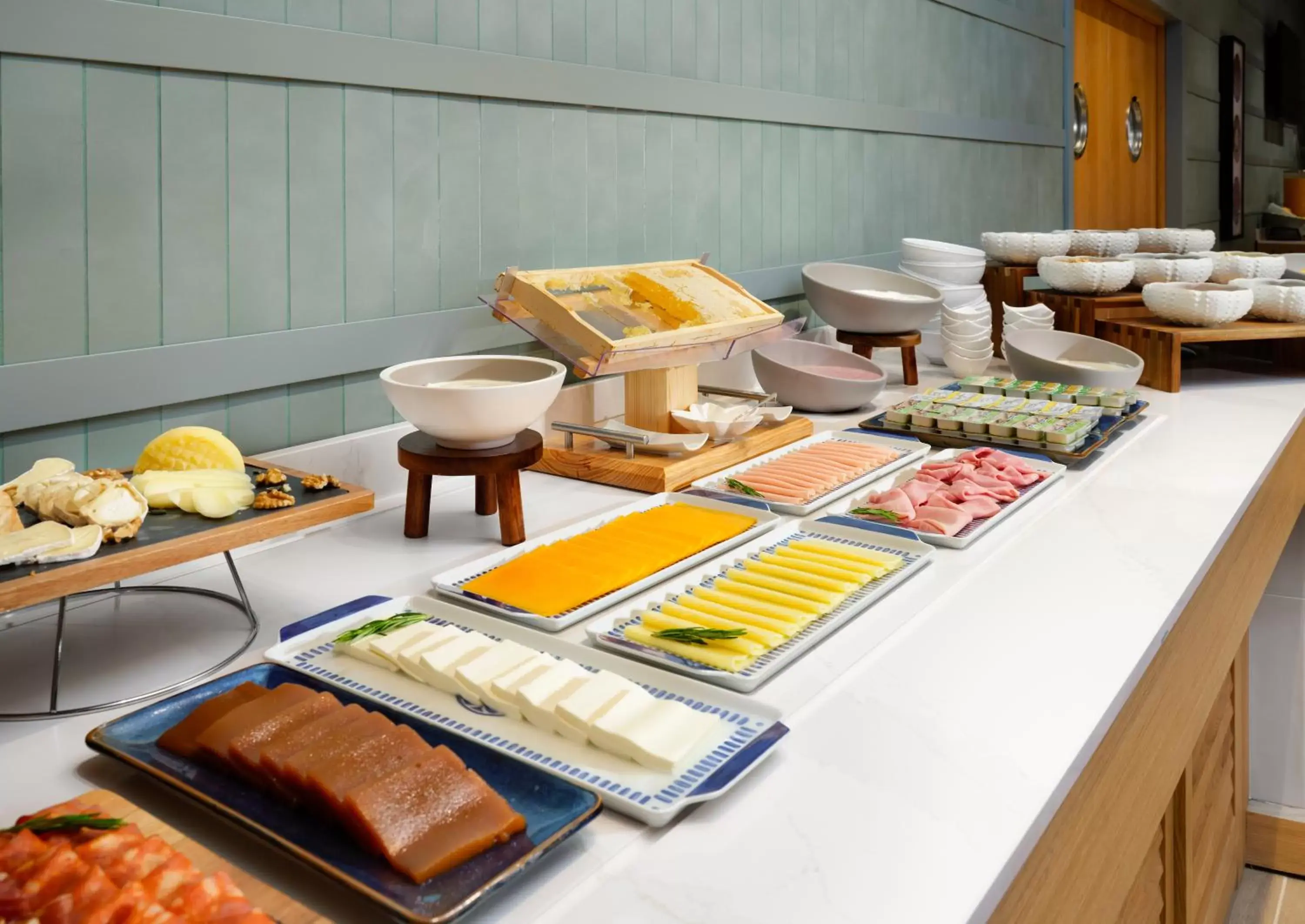 Buffet breakfast, Food in Hilton Garden Inn Evora
