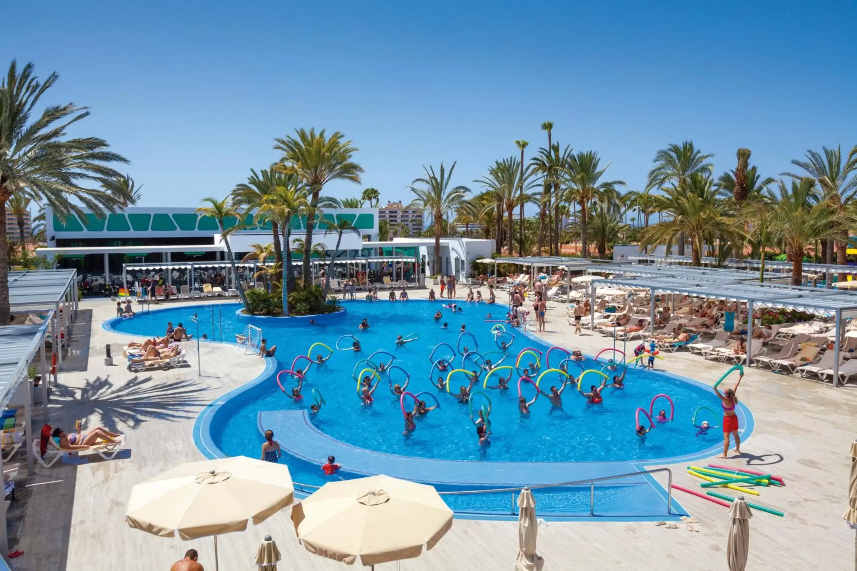 Swimming pool, Water Park in Hotel Riu Papayas - All Inclusive