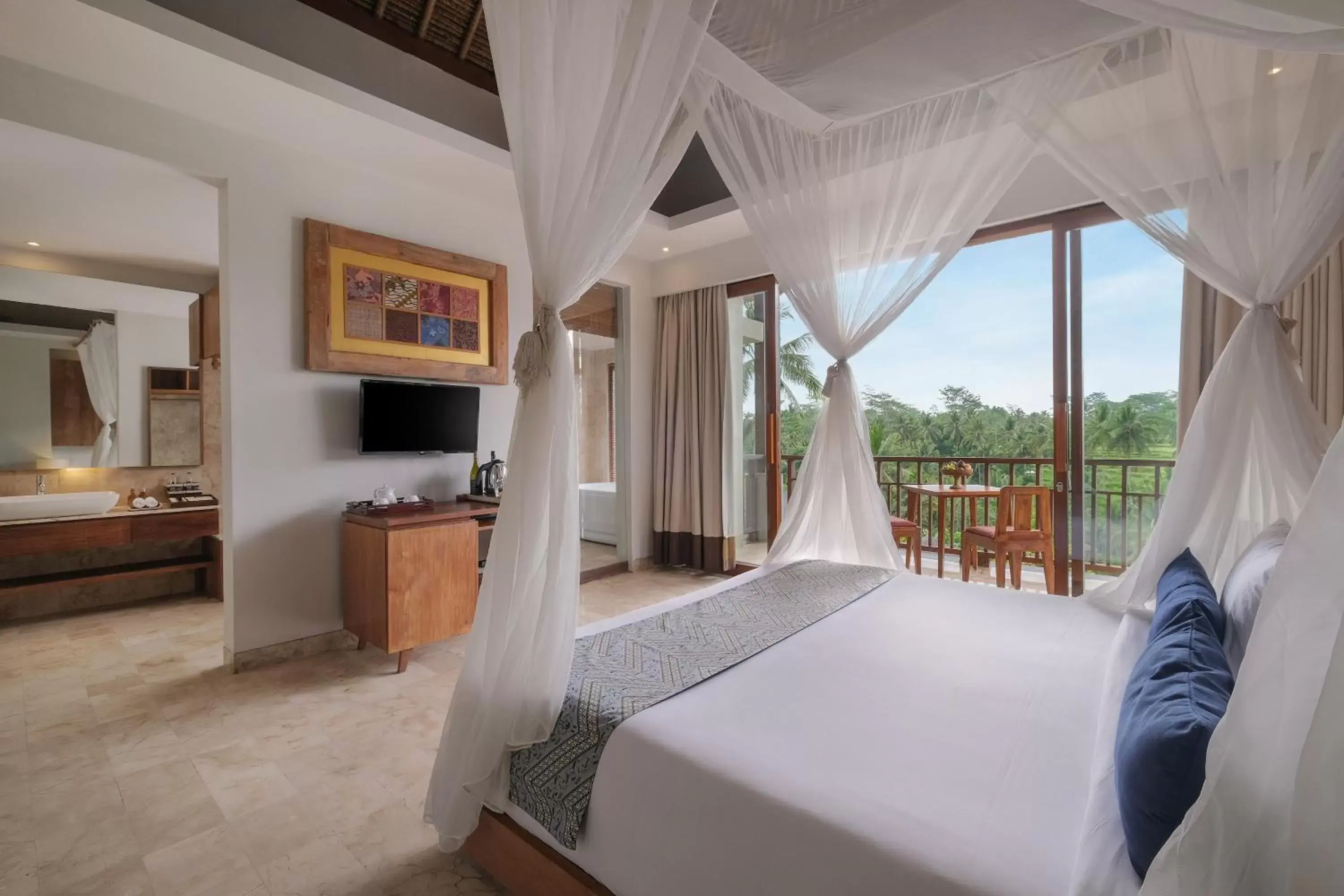Bed in Puri Sebali Resort