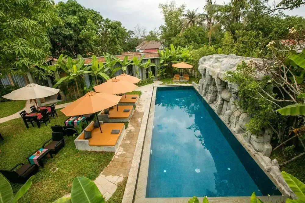 Swimming pool, Pool View in Maison Gen Angkor