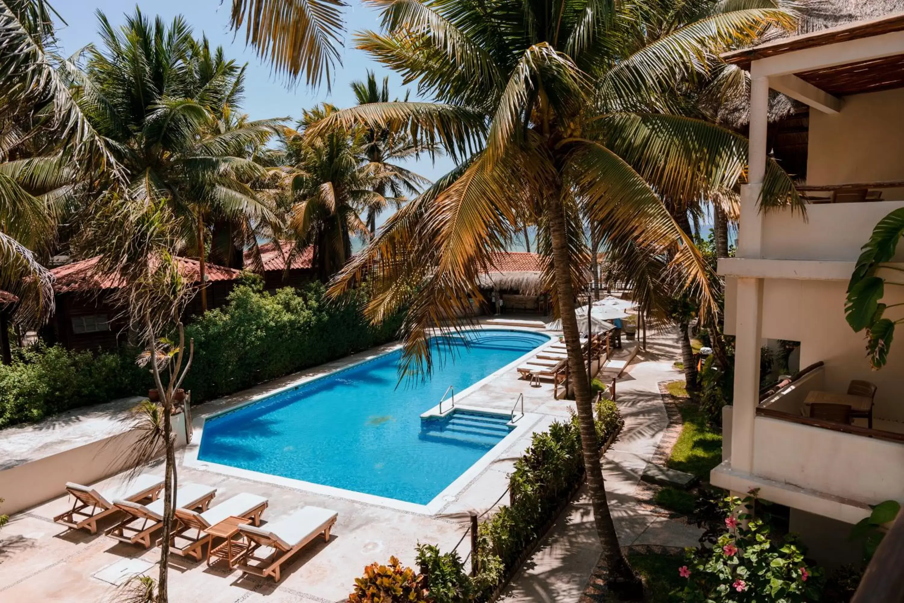 Garden view, Pool View in Petit Lafitte Beach Front Hotel & Bungalows