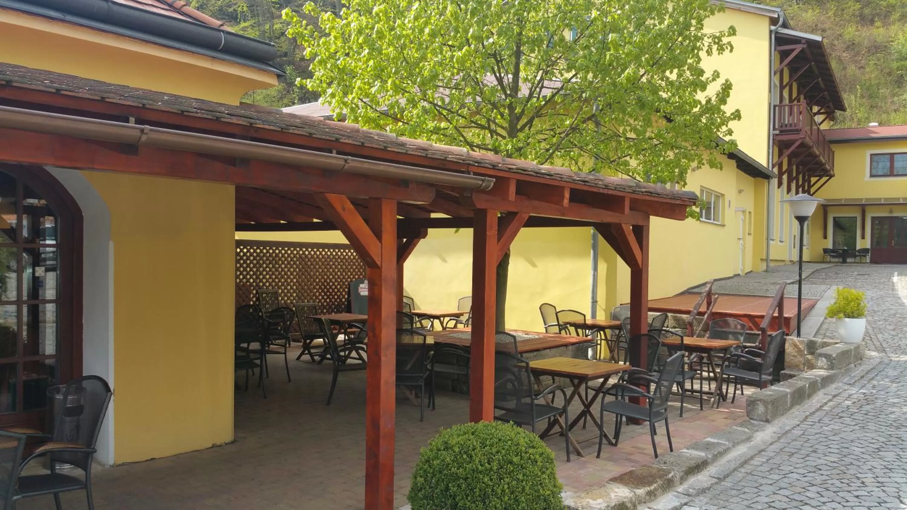 Balcony/Terrace in Hotel Výpřež - Děčín
