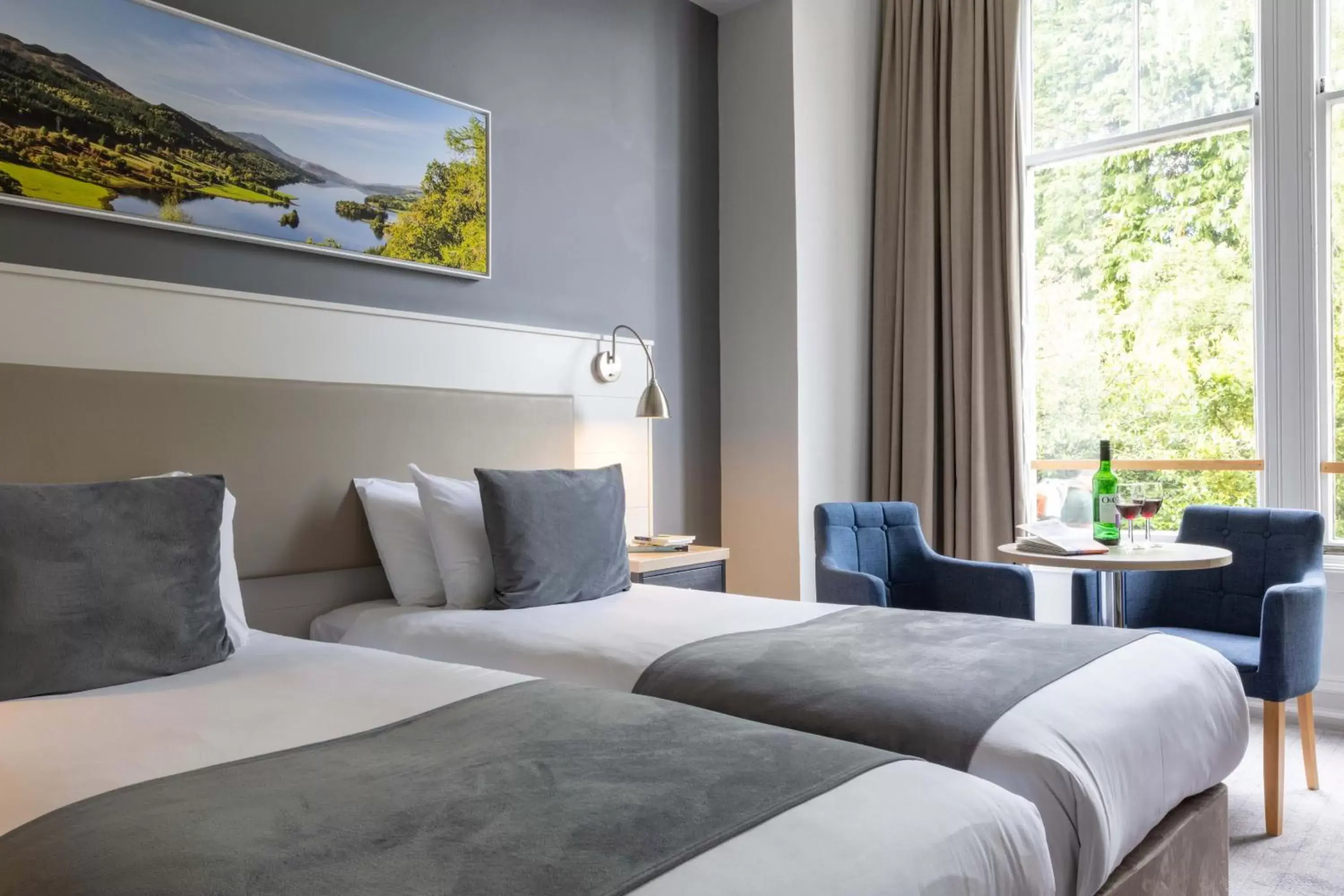 Superior Twin Room with Scenic View in The Pitlochry Hydro Hotel