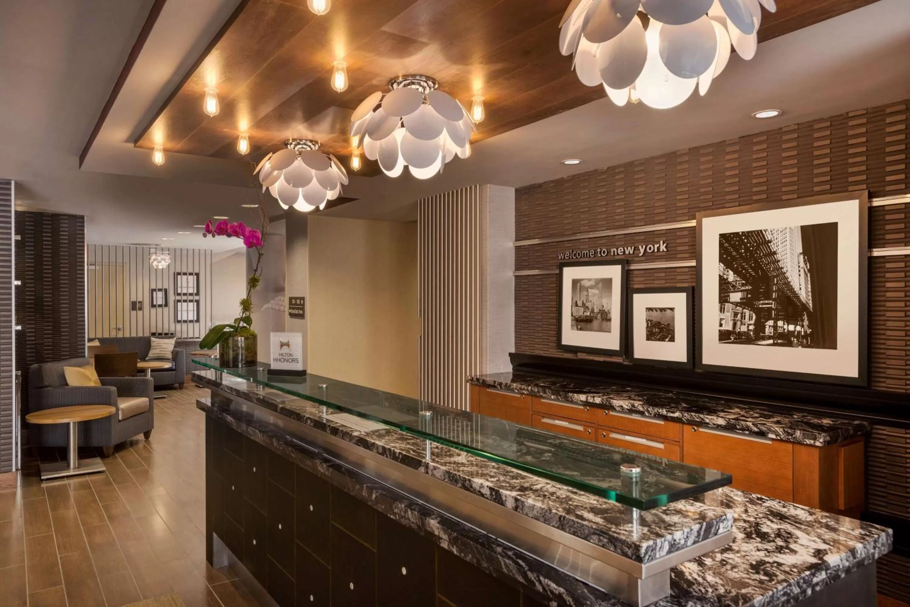 Lobby or reception in Hampton Inn Manhattan/Downtown- Financial District