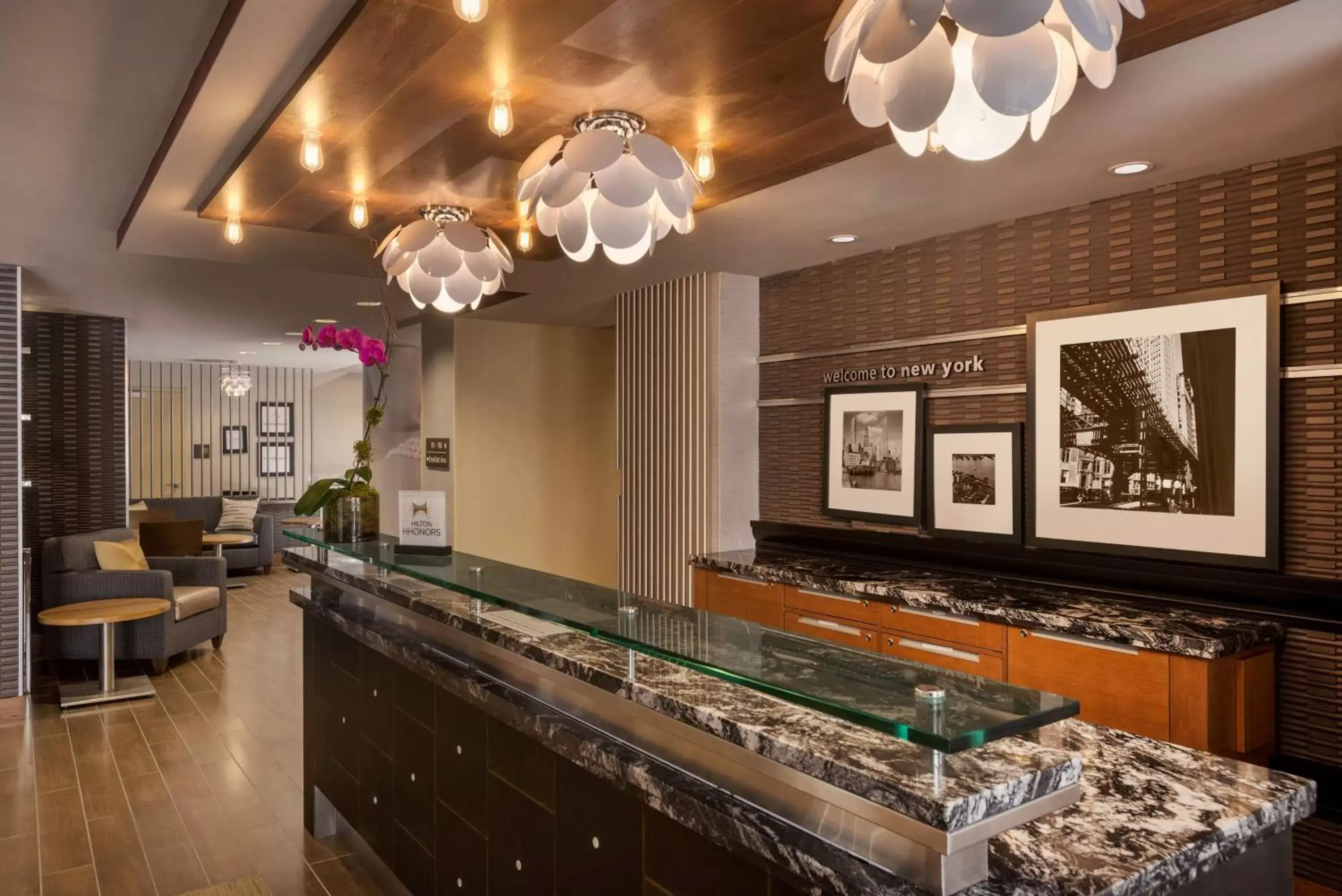 Lobby or reception, Lobby/Reception in Hampton Inn Manhattan/Downtown- Financial District