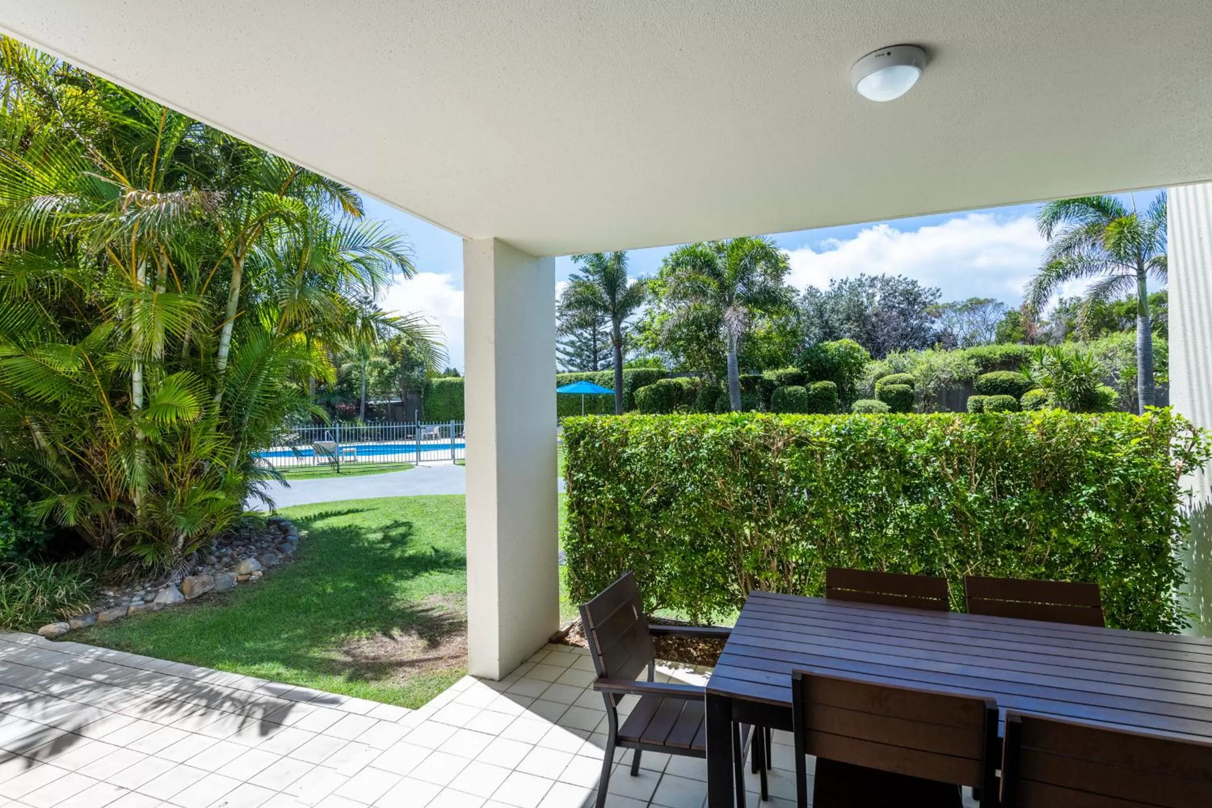 Patio in Pacific Marina Apartments