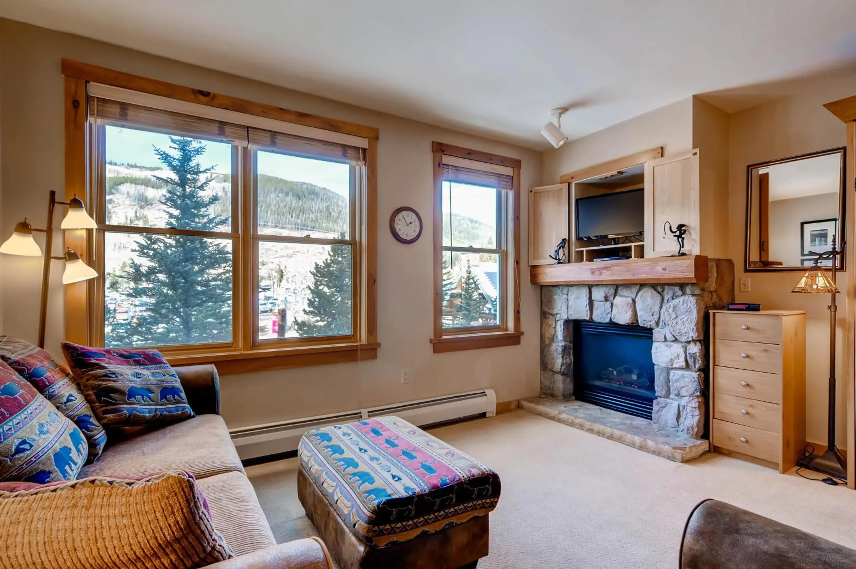 Living room, Seating Area in River Run Village by Keystone Resort