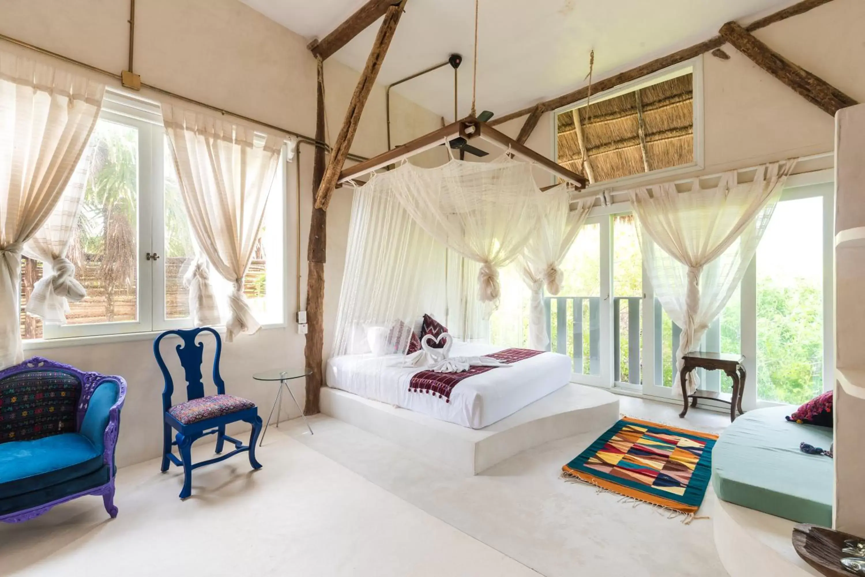 Photo of the whole room, Bed in Cormoran Boutique Hotel & Private Cenote Tulum