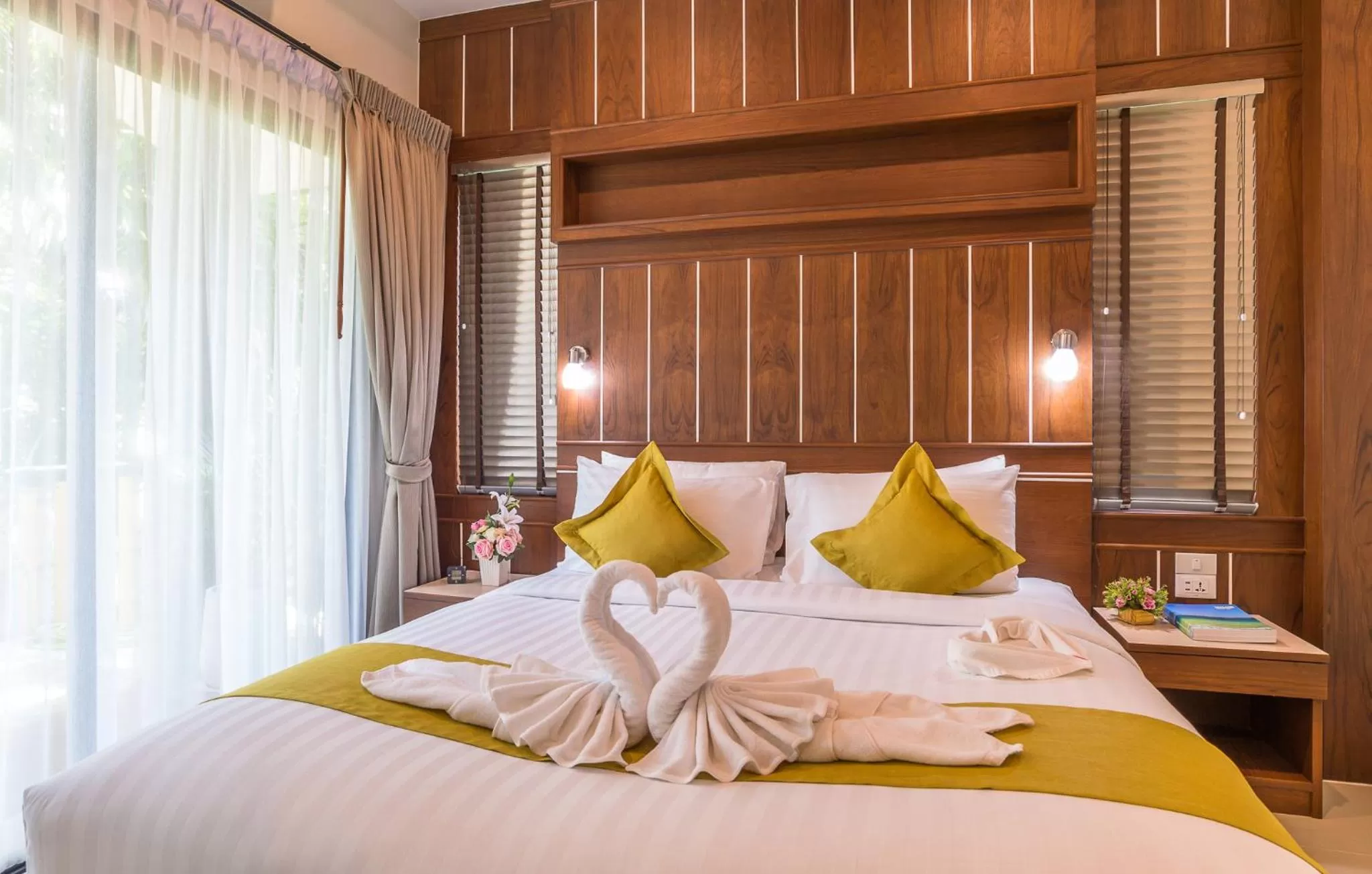 Bed in The Scene Cliff View Villas