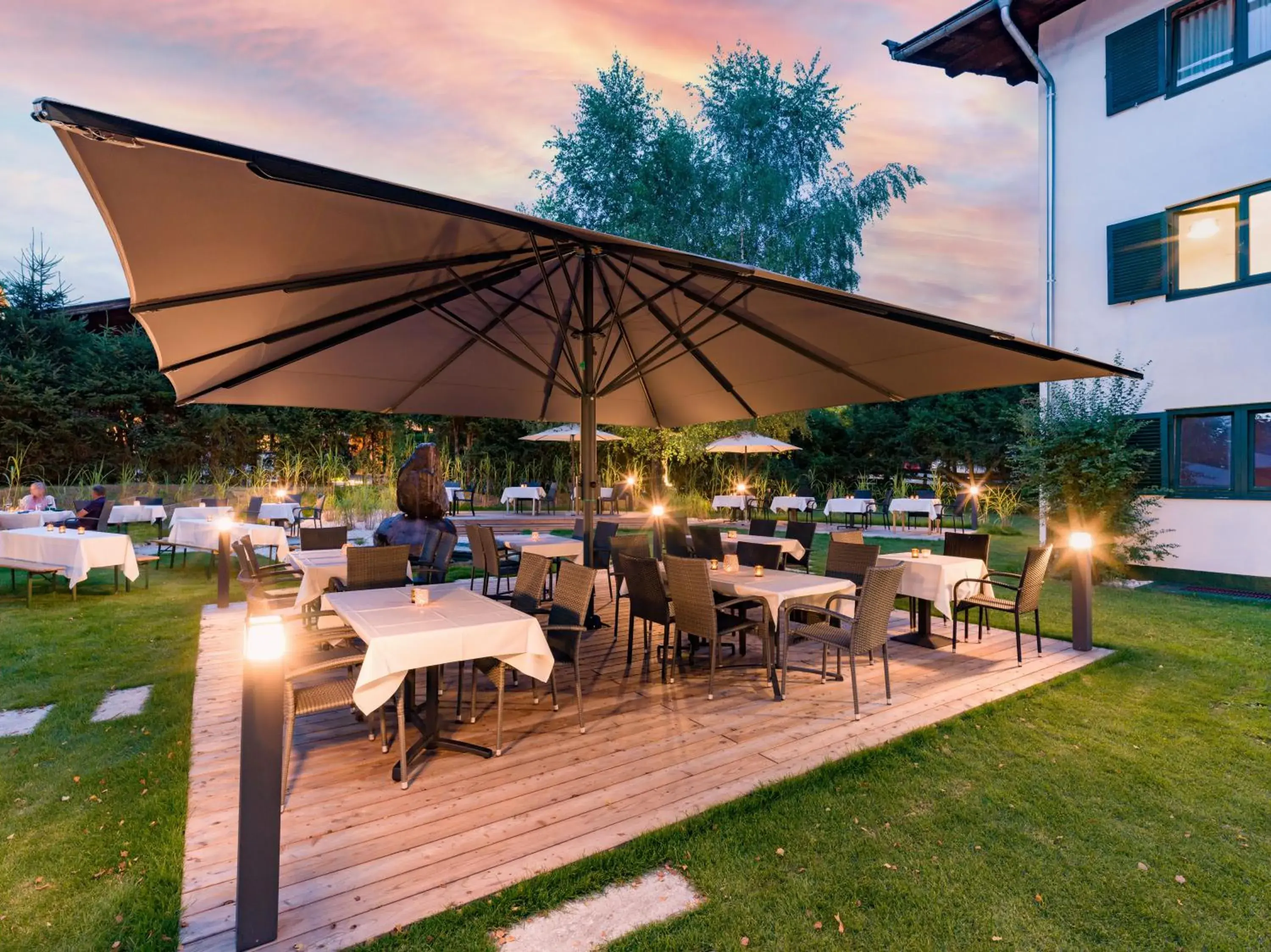 Garden, Restaurant/Places to Eat in Sporthotel Austria