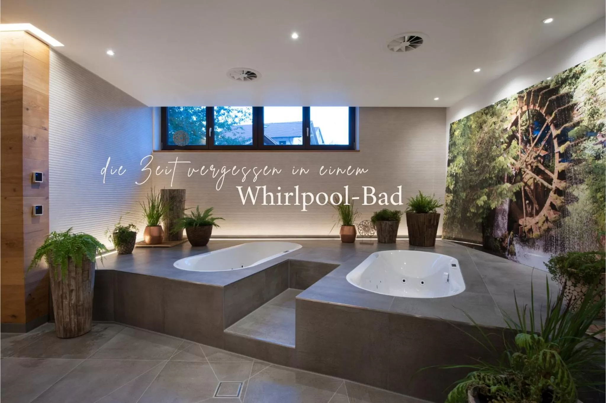 Hot Tub in Hotel Schwaiger